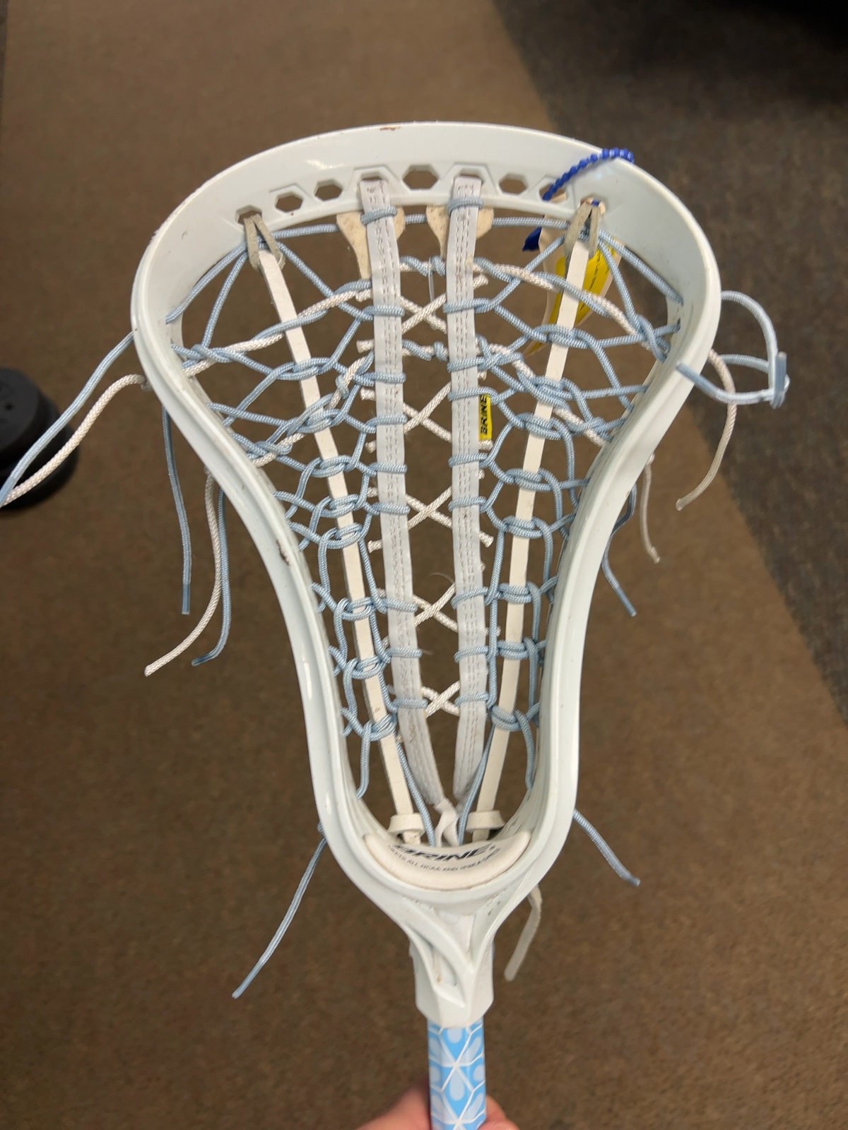 Brine Women's Complete Lacrosse Stick White / Light Blue Good