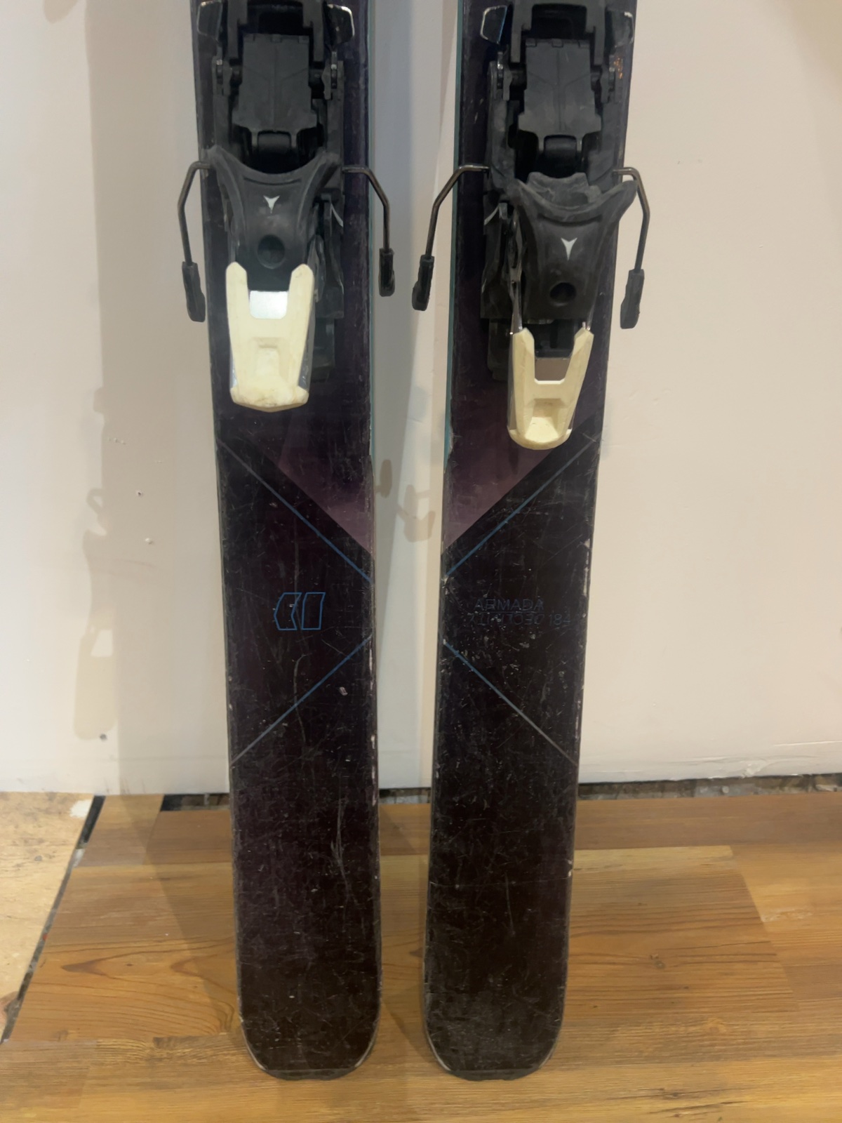 Armada Declivity 98 Skis with Atomic Shift Bindings Used 184 cm