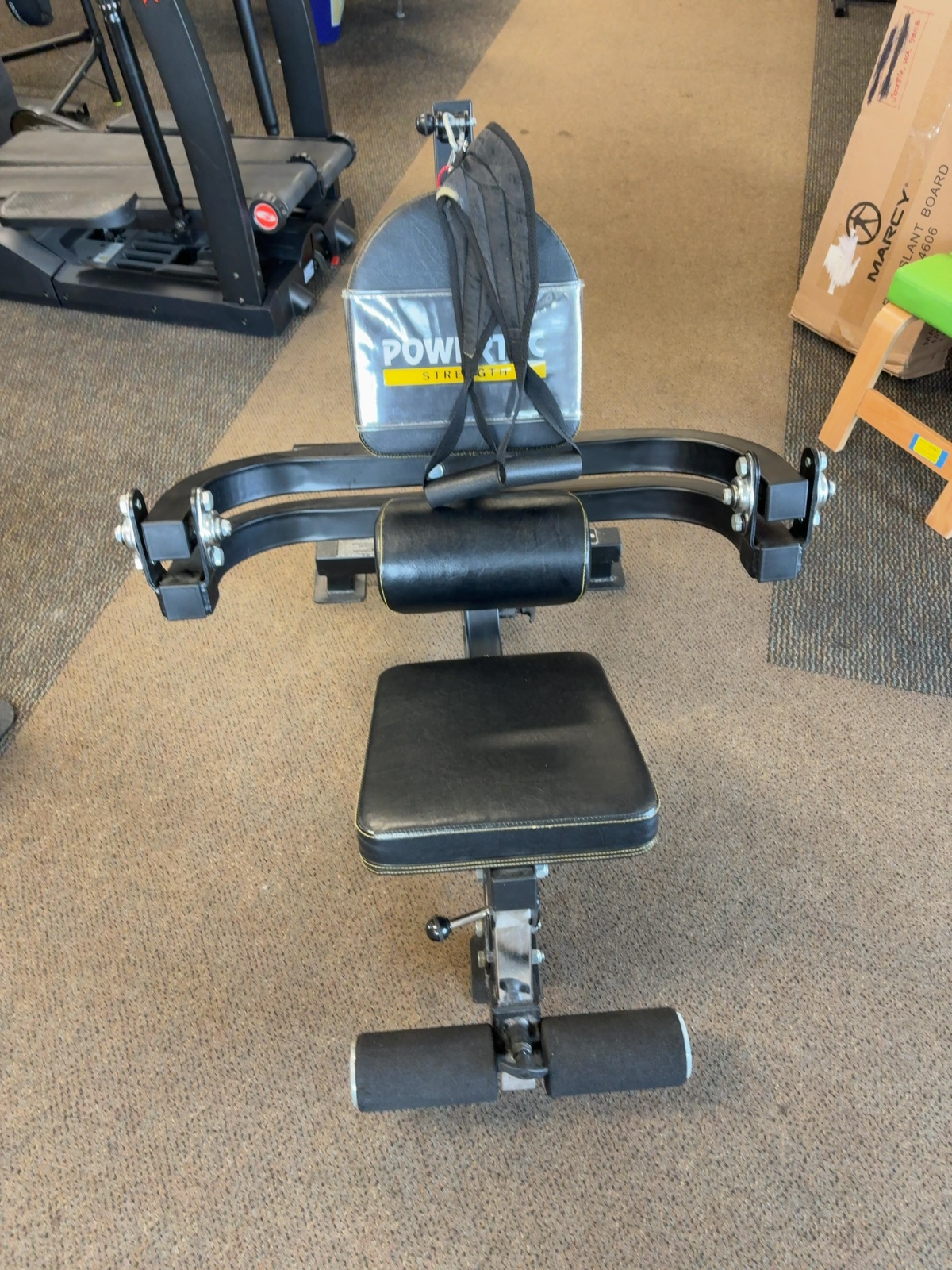 Powertec Fitness Ab Crunch Machine Black Good