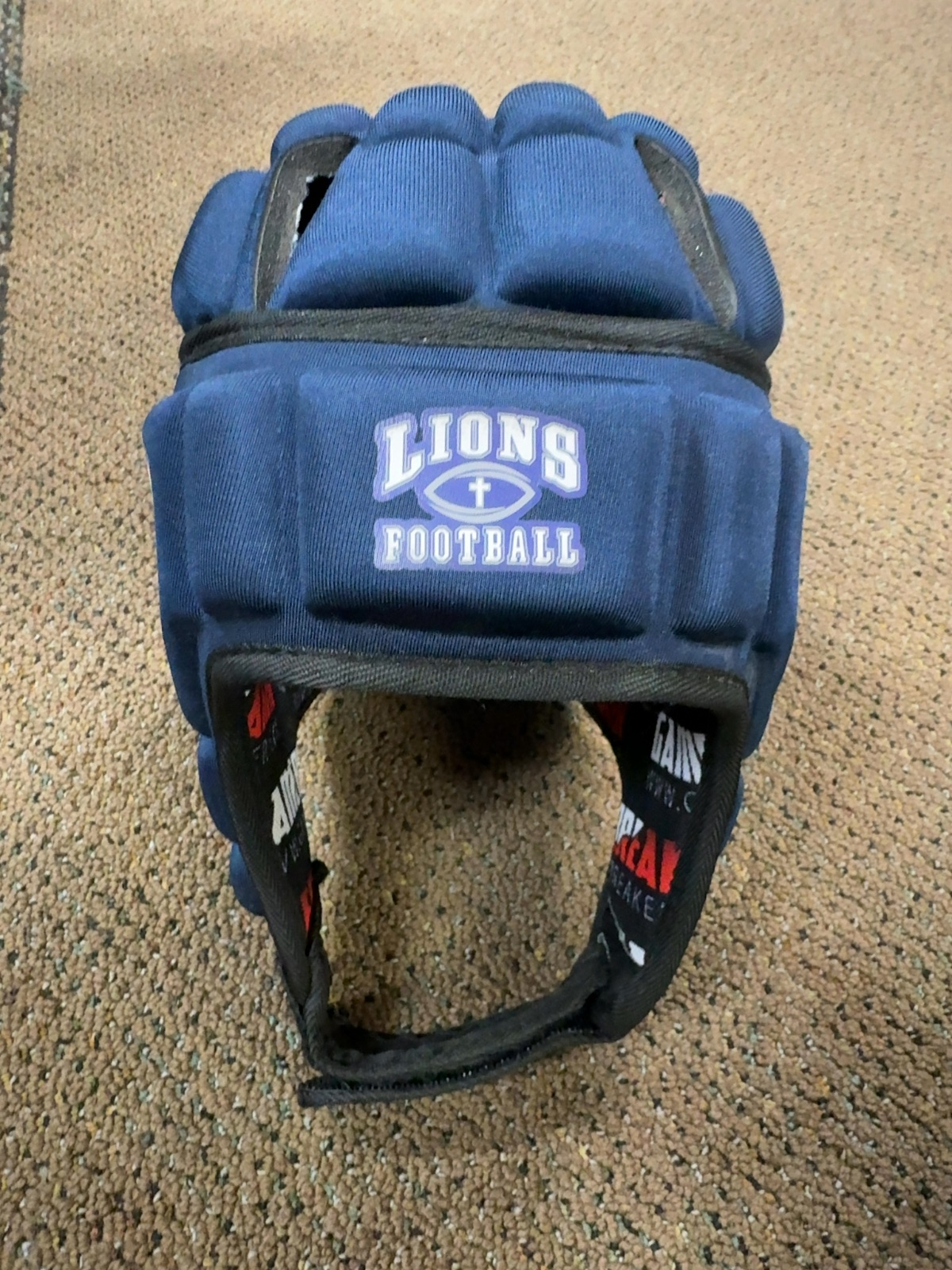 Gamebreaker Multisport Soft Shell Padded Football Helmet Navy L Good