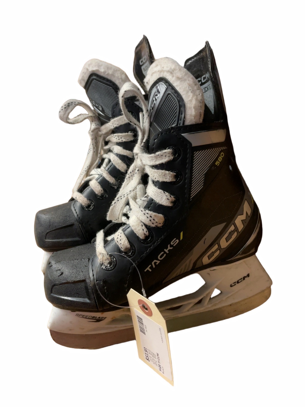 CCM Tacks AS 580 Size 11 Hockey Skates - image 1