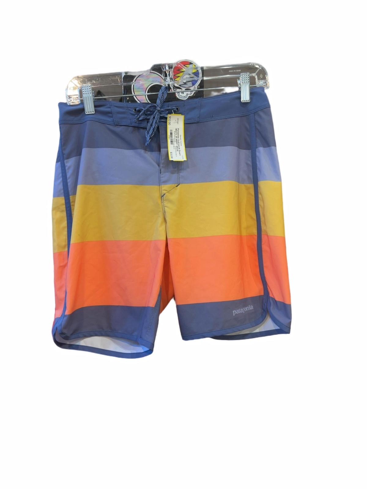 Patagonia Hydropeak Board Shorts Striped Good 28 - image 1