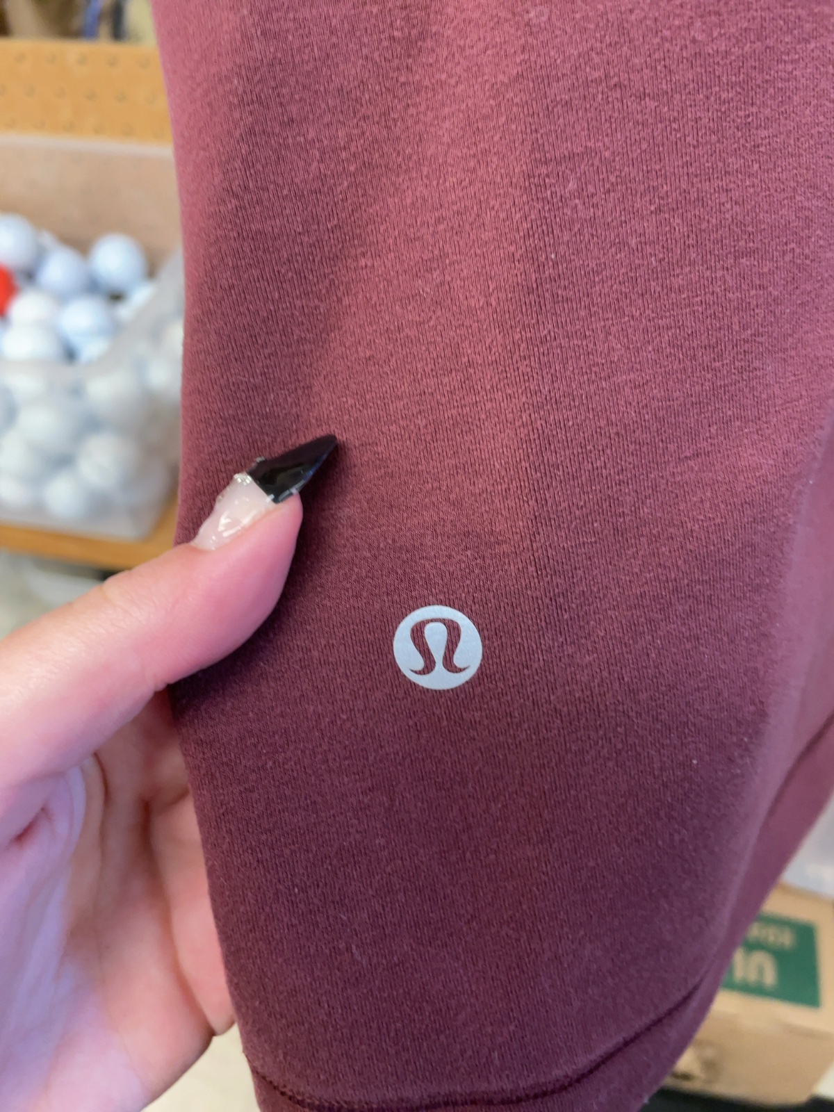 Lululemon Perfectly Oversized Crew Size 14 Maroon