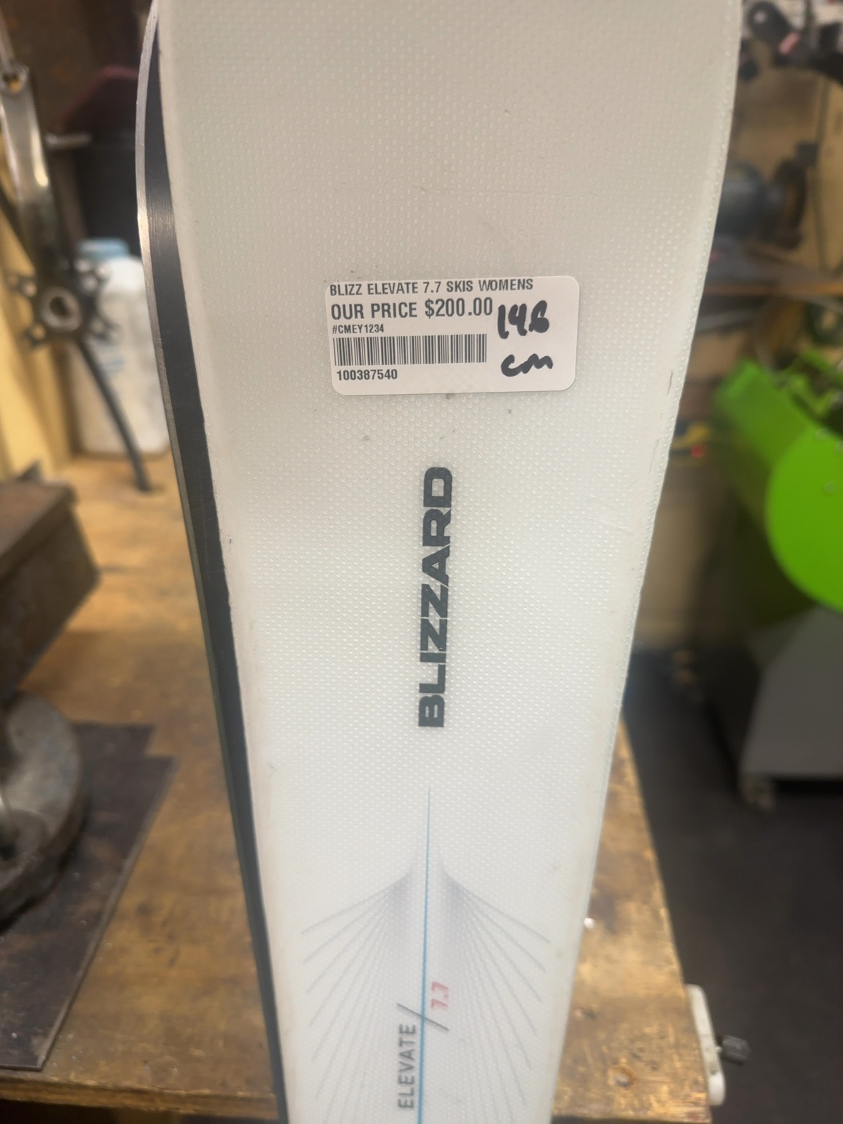 Blizzard Elevate 7.7 Women's Skis with Marker Bindings - 146 cm-freshly waxed and tuned