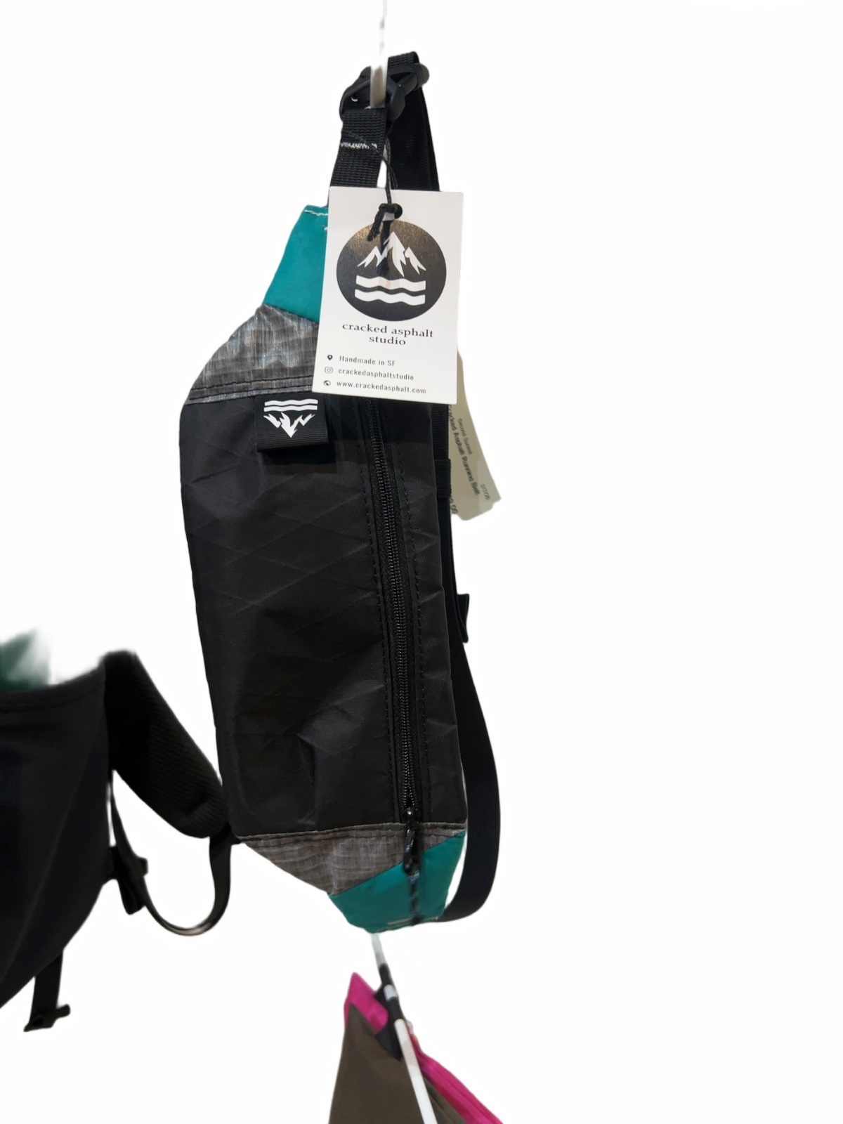 Cracked Asphalt Studio Running Belt Bag New