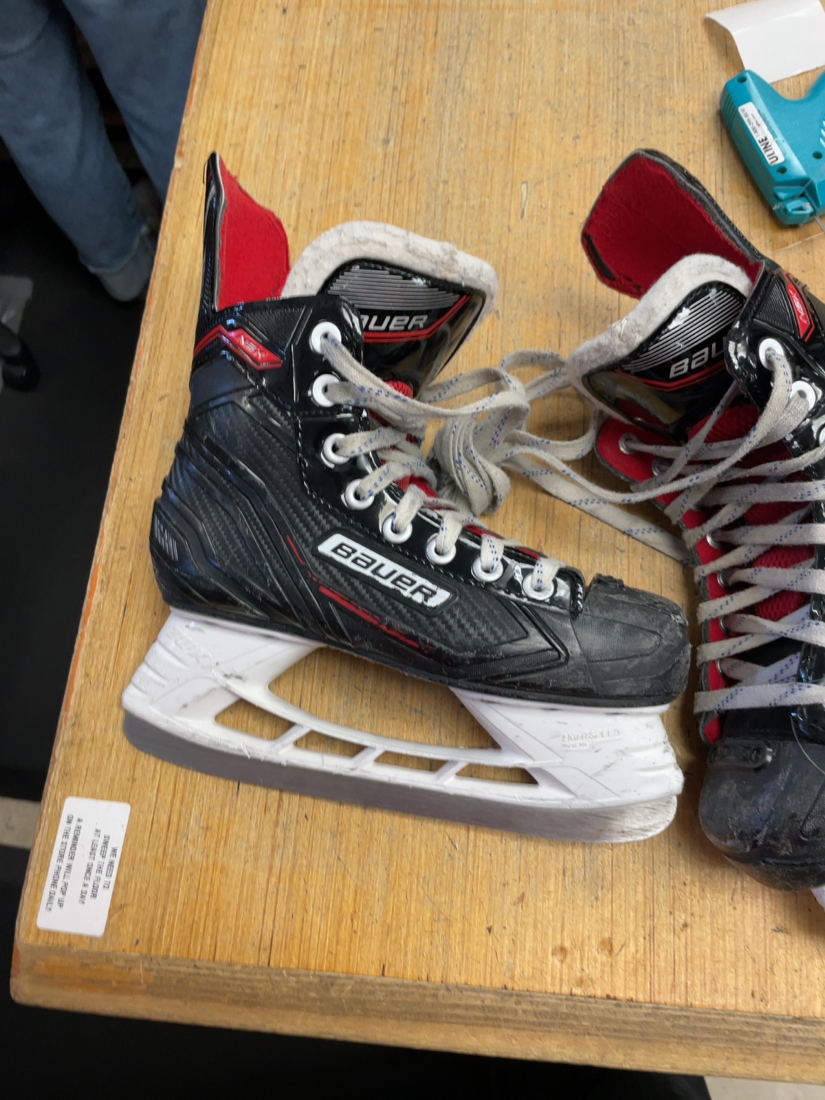Bauer NSX Size 3 Ice Hockey Skates