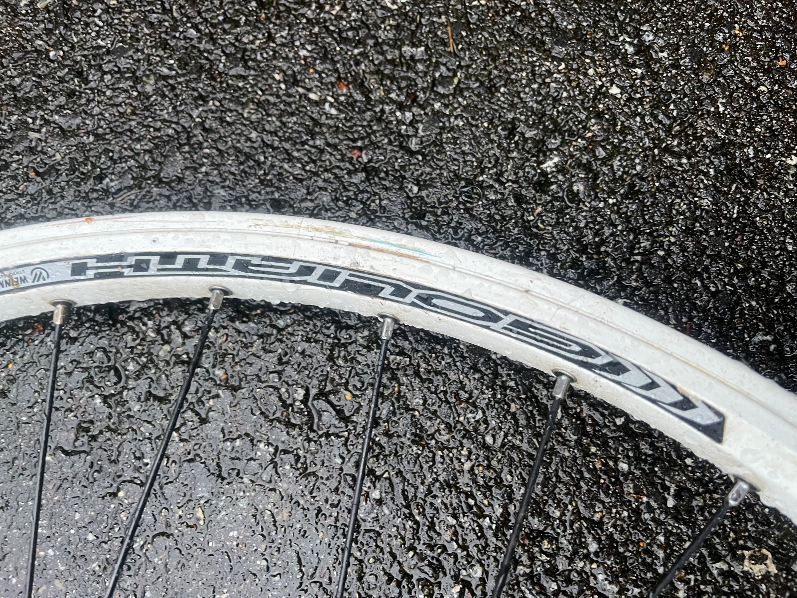 Weinmann Goliath Sun Ringle Bicycle Wheel White Good 26" 20x110 TA