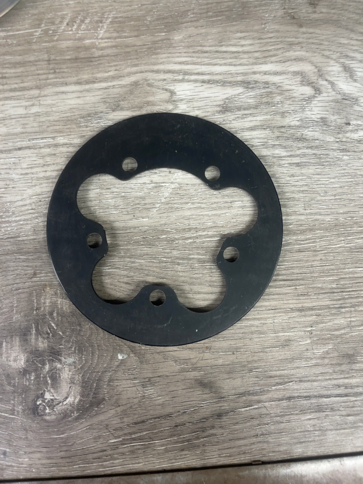 eNVy Bash Ring Bash Guard 5-Bolt 94 BCD Black Good