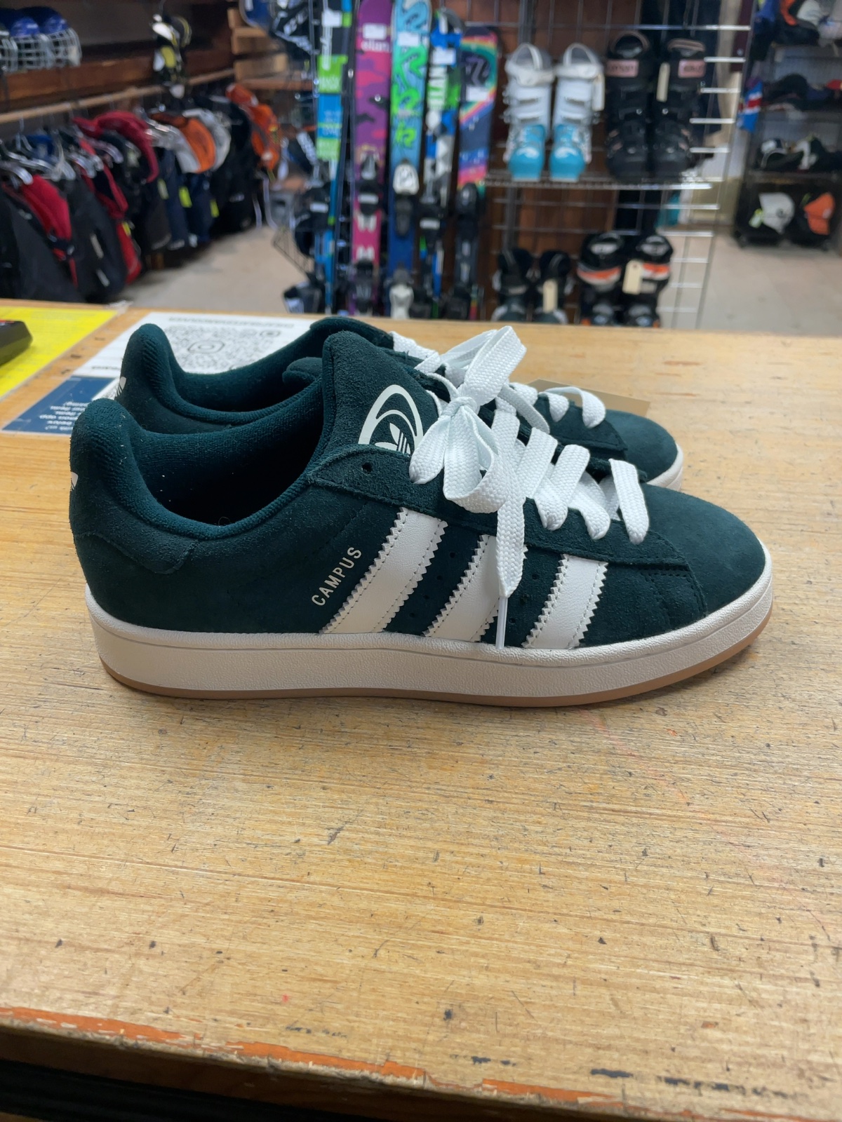 Adidas Campus 00s Size 10 US Dark Green / White - image 1