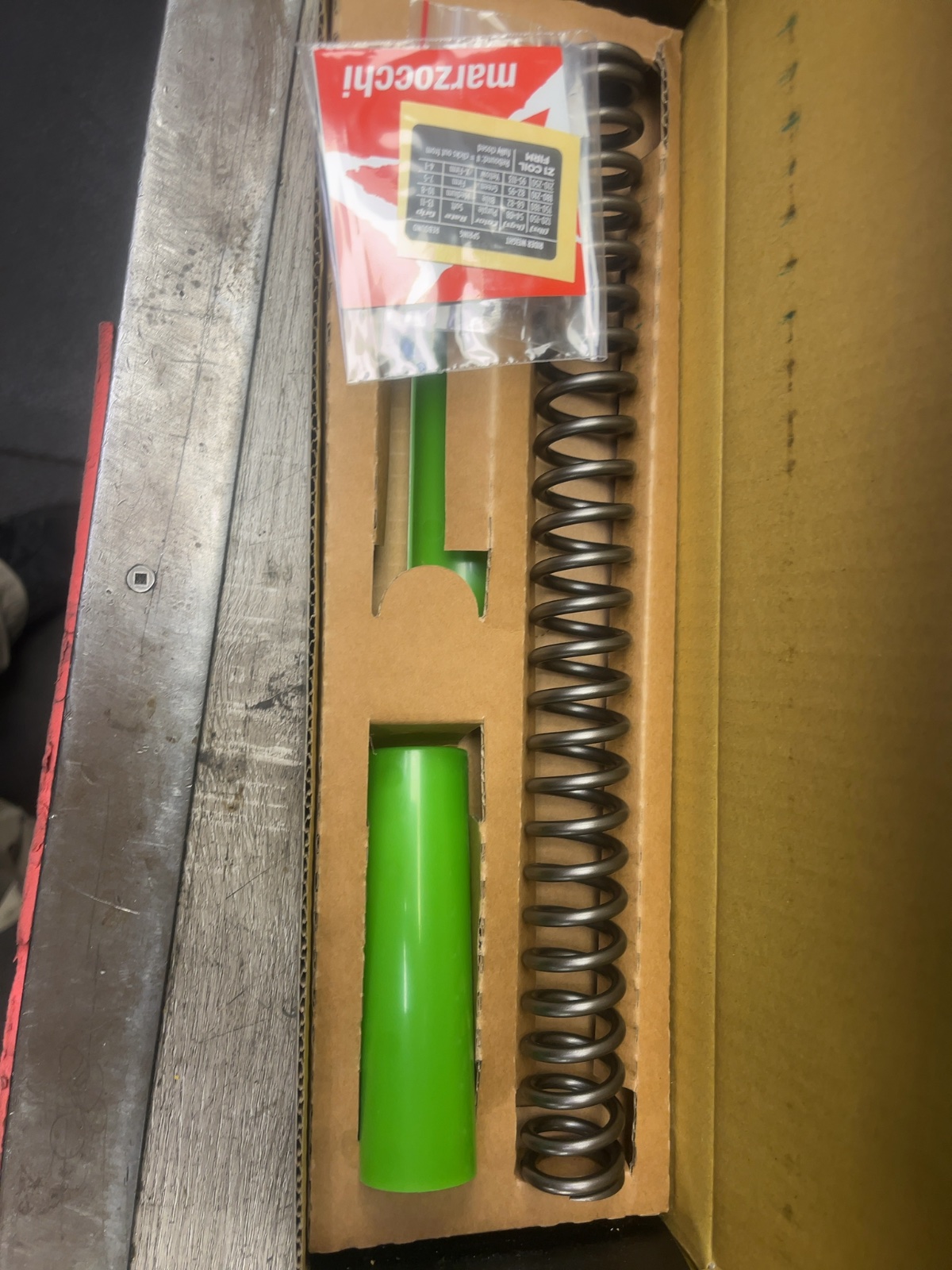 Marzocchi Bomber Z1 Coil Spring Kit Firm Green New