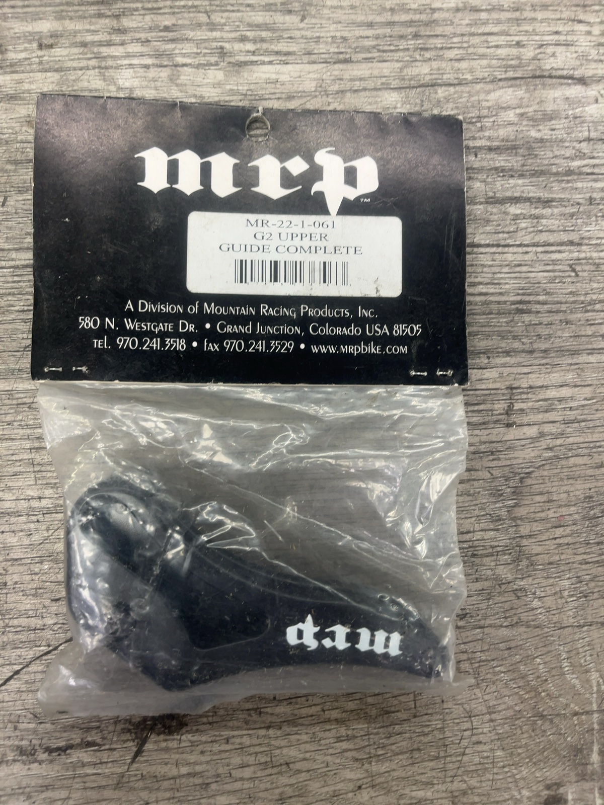 MRP G2 Upper Guide Complete Chain Guide Black New