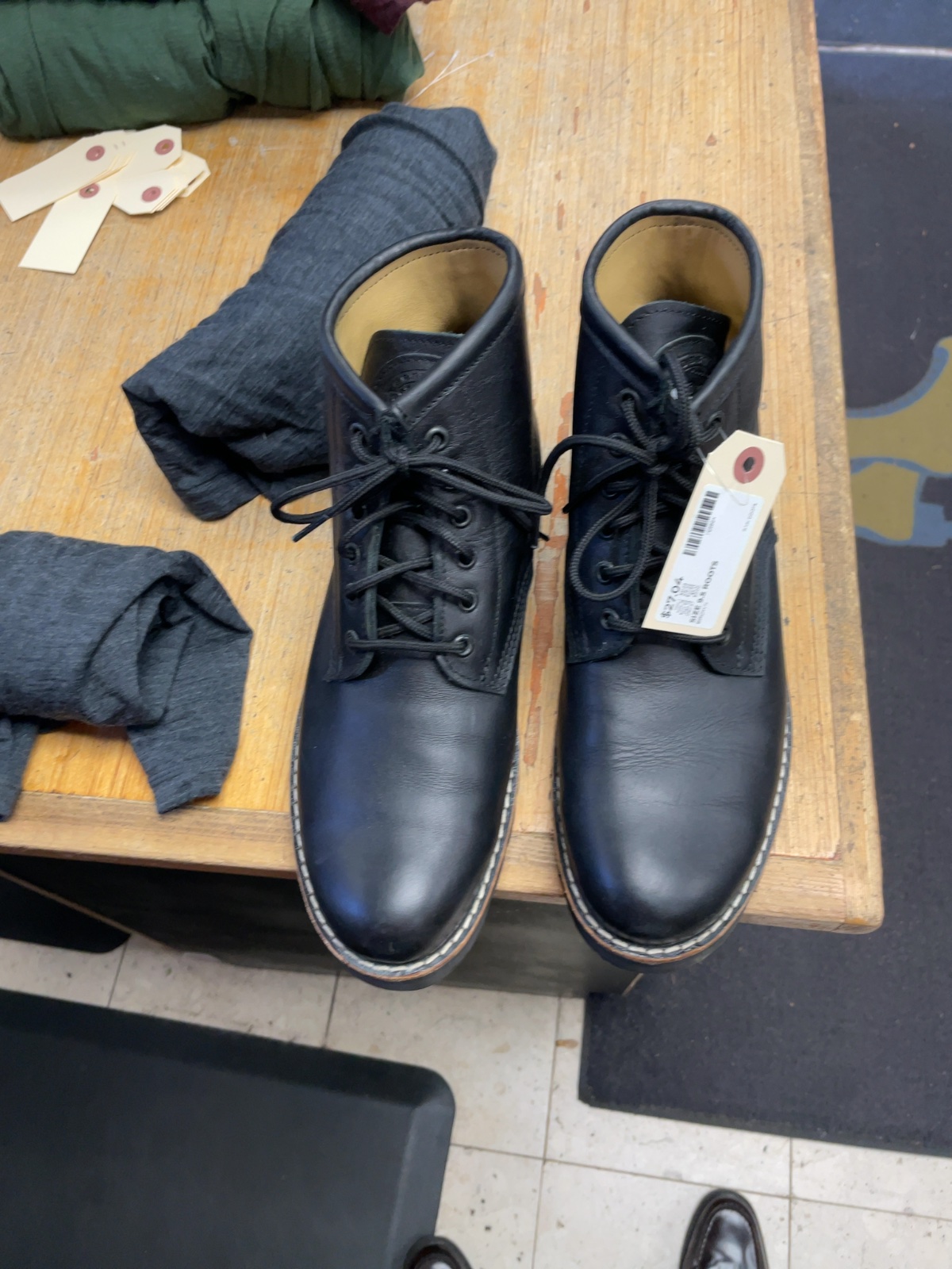Roots 425 Lace Up Leather Boots Size 9.5 D