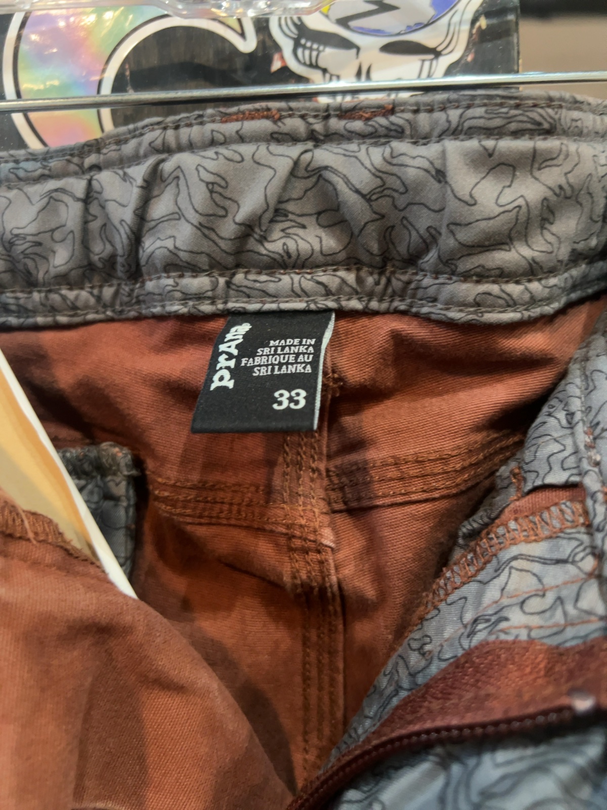 prAna Utility Climbing Pants Brown Good 33