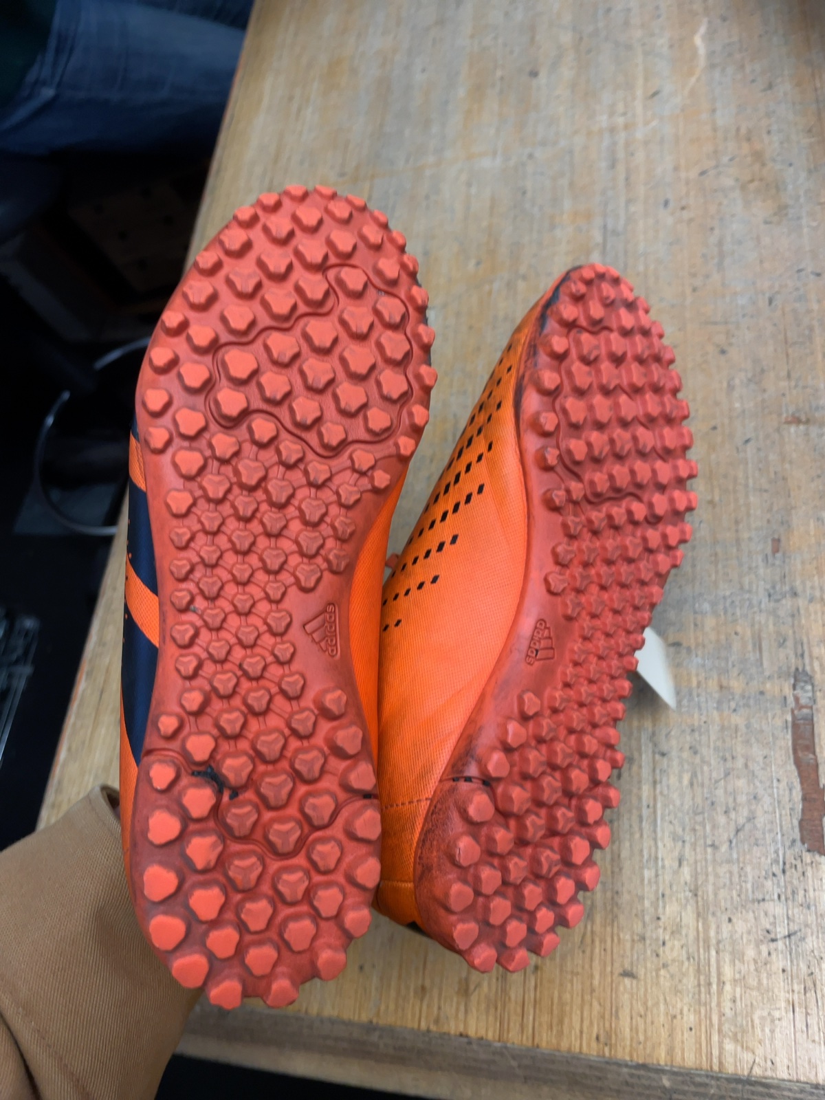 Adidas Predator Size 4.5 Turf Soccer Cleats Orange/Black