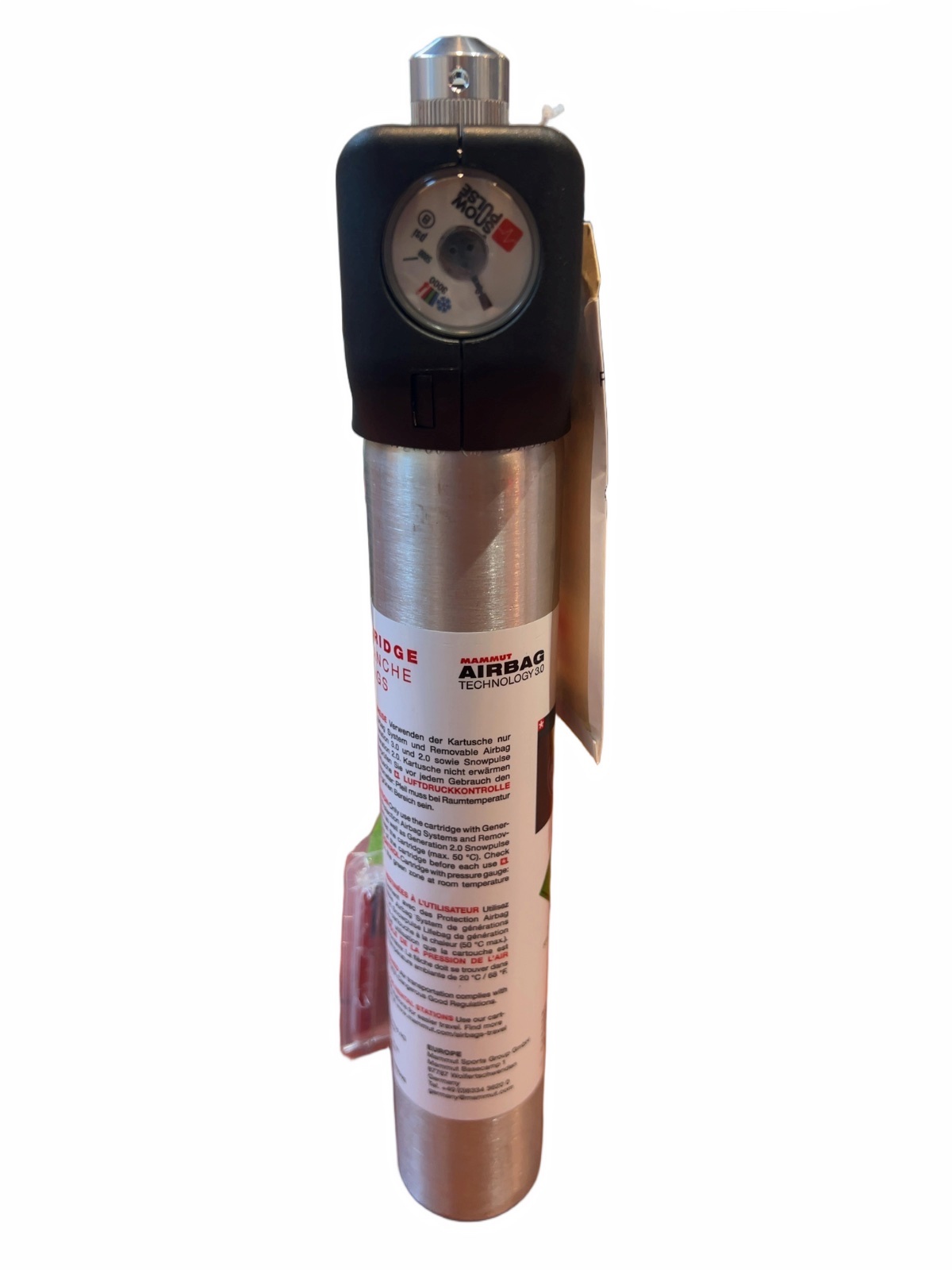 Mammut 207 Bar Refillable Avalanche Airbag Cartridge with Refill Kit