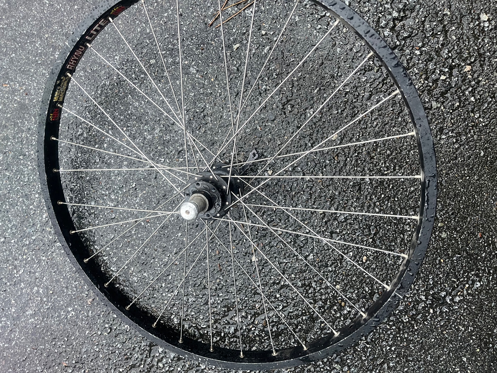 Sun Rims Rhyno Lite 26" Front Wheel 100 QR Rim Brake Good 20x110 TA
