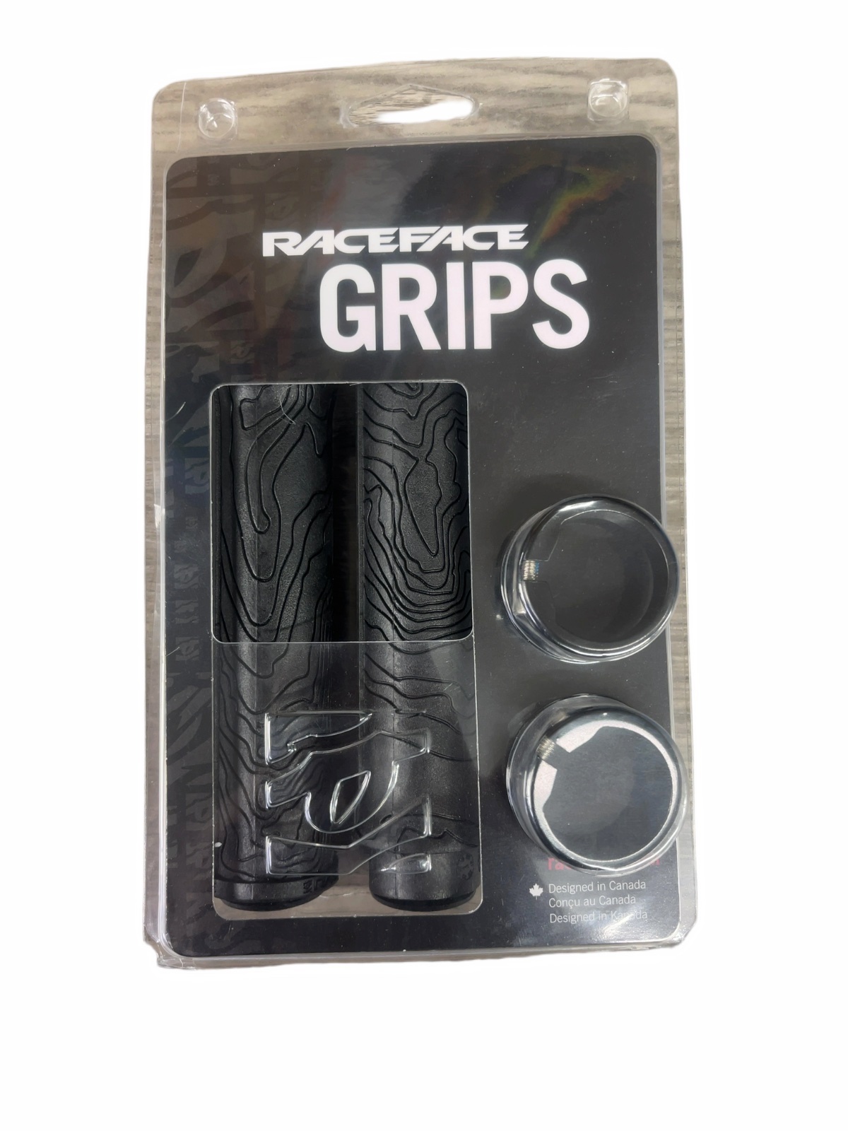 Race Face Half Nelson Single Lock On Handlebar Grips Black New - image 1