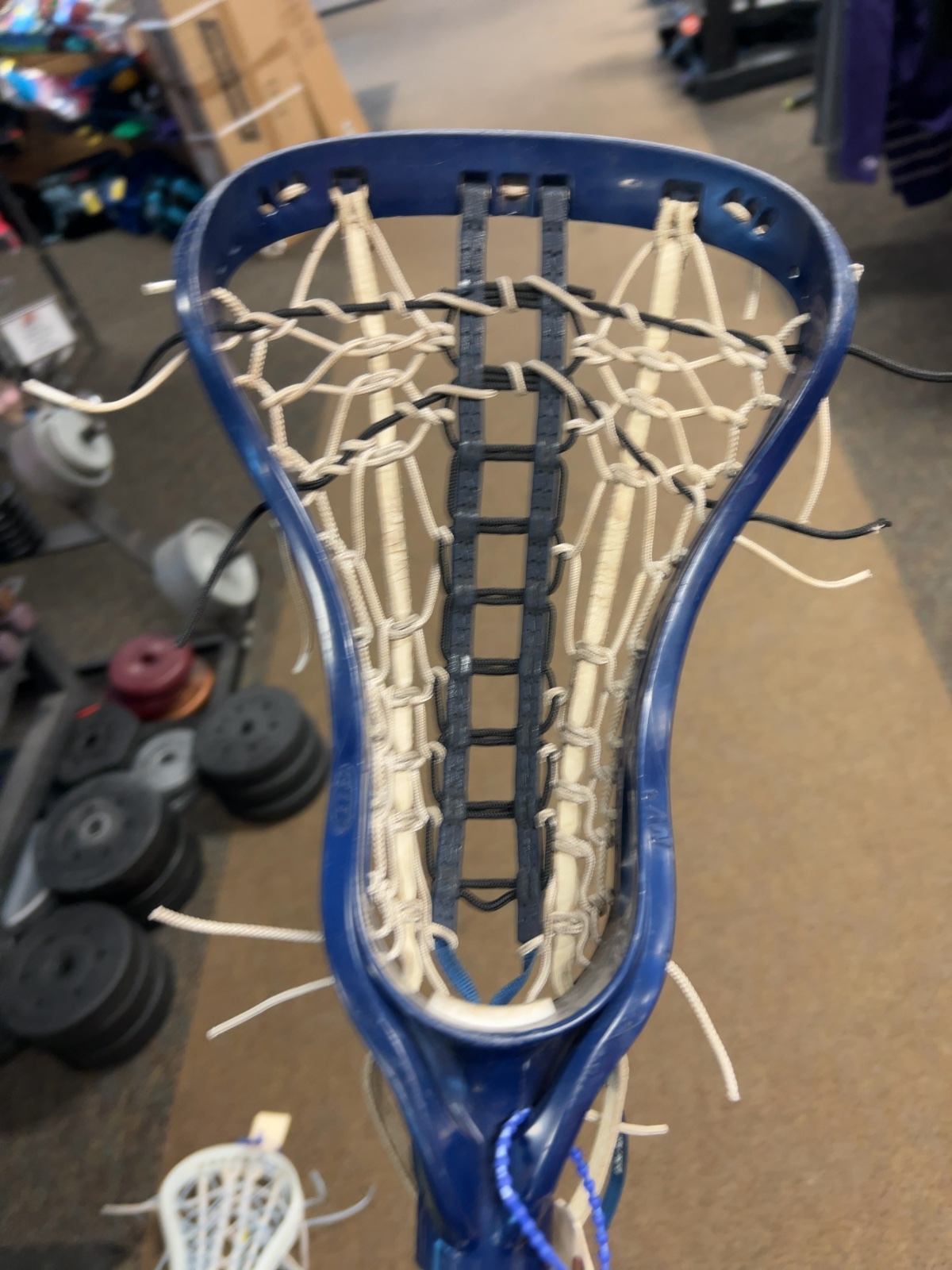 deBeer Women's Lacrosse Stick Complete 29" Blue/Black Good