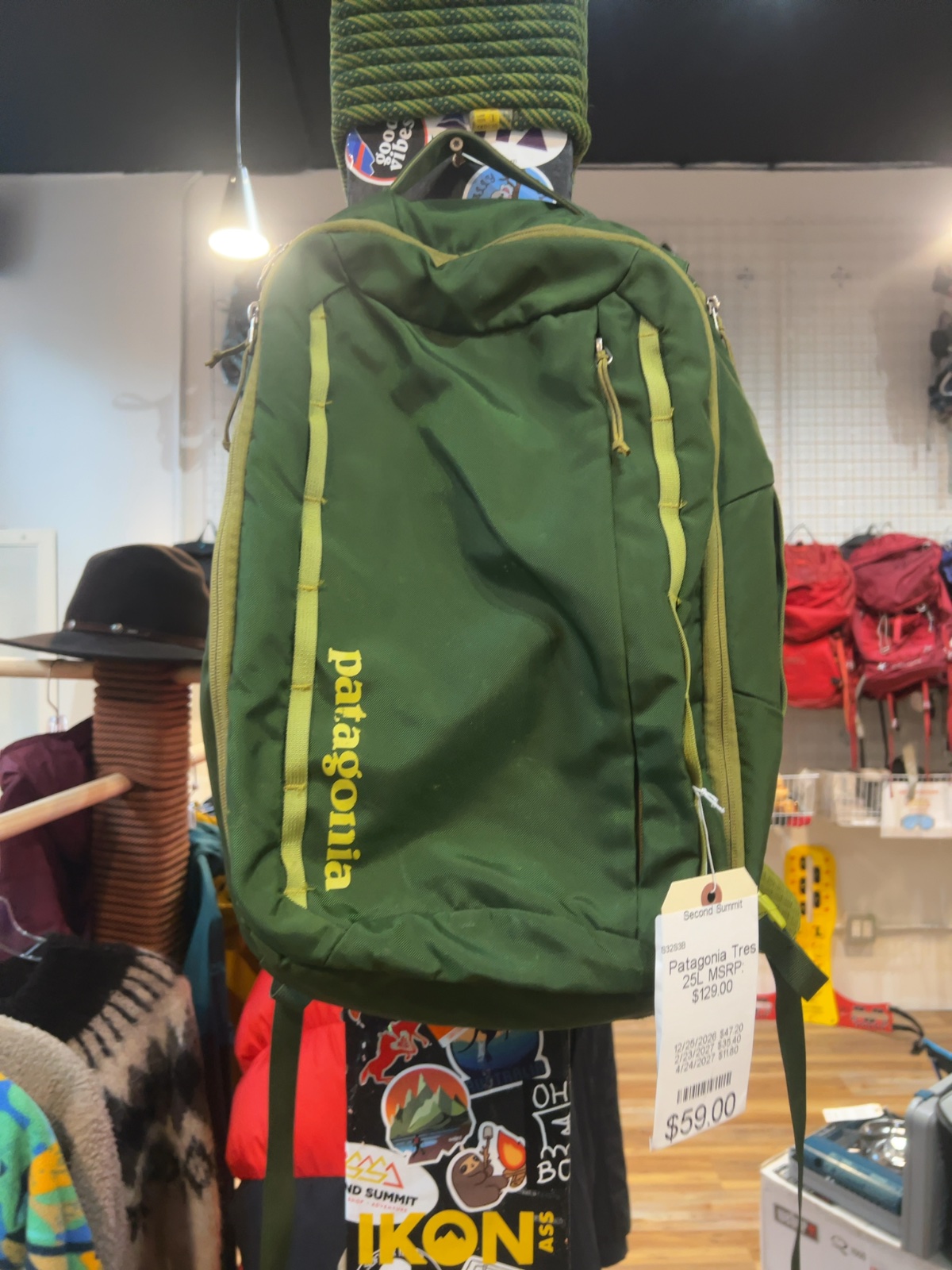 Patagonia Tres 25L Backpack Green Good