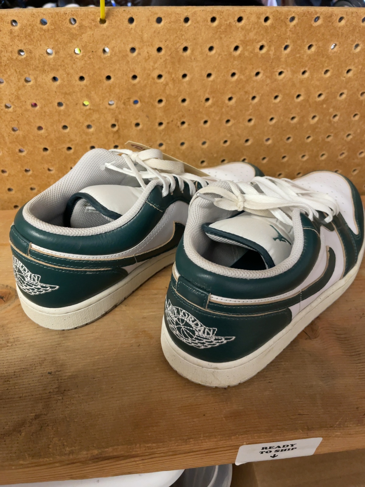 Nike Air Jordan 1 Low Size 10 US Green/White