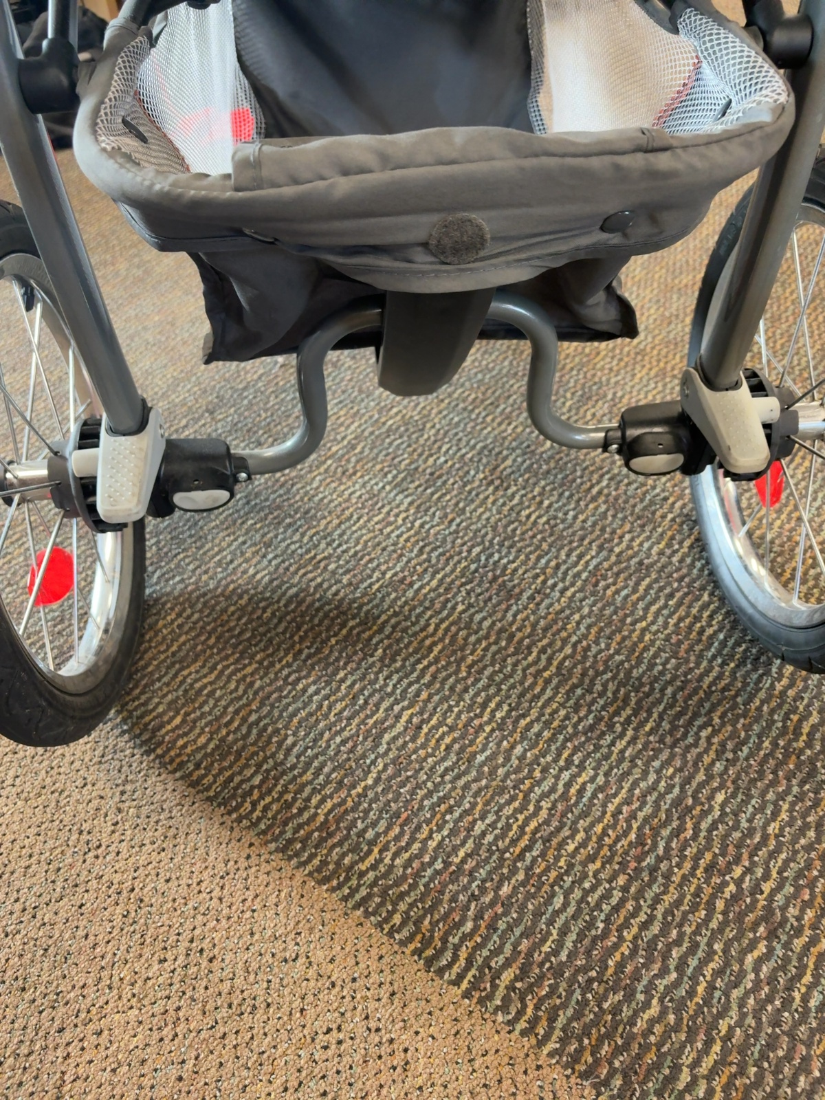 Graco Click Connect Jogging Stroller Orange / Grey Good