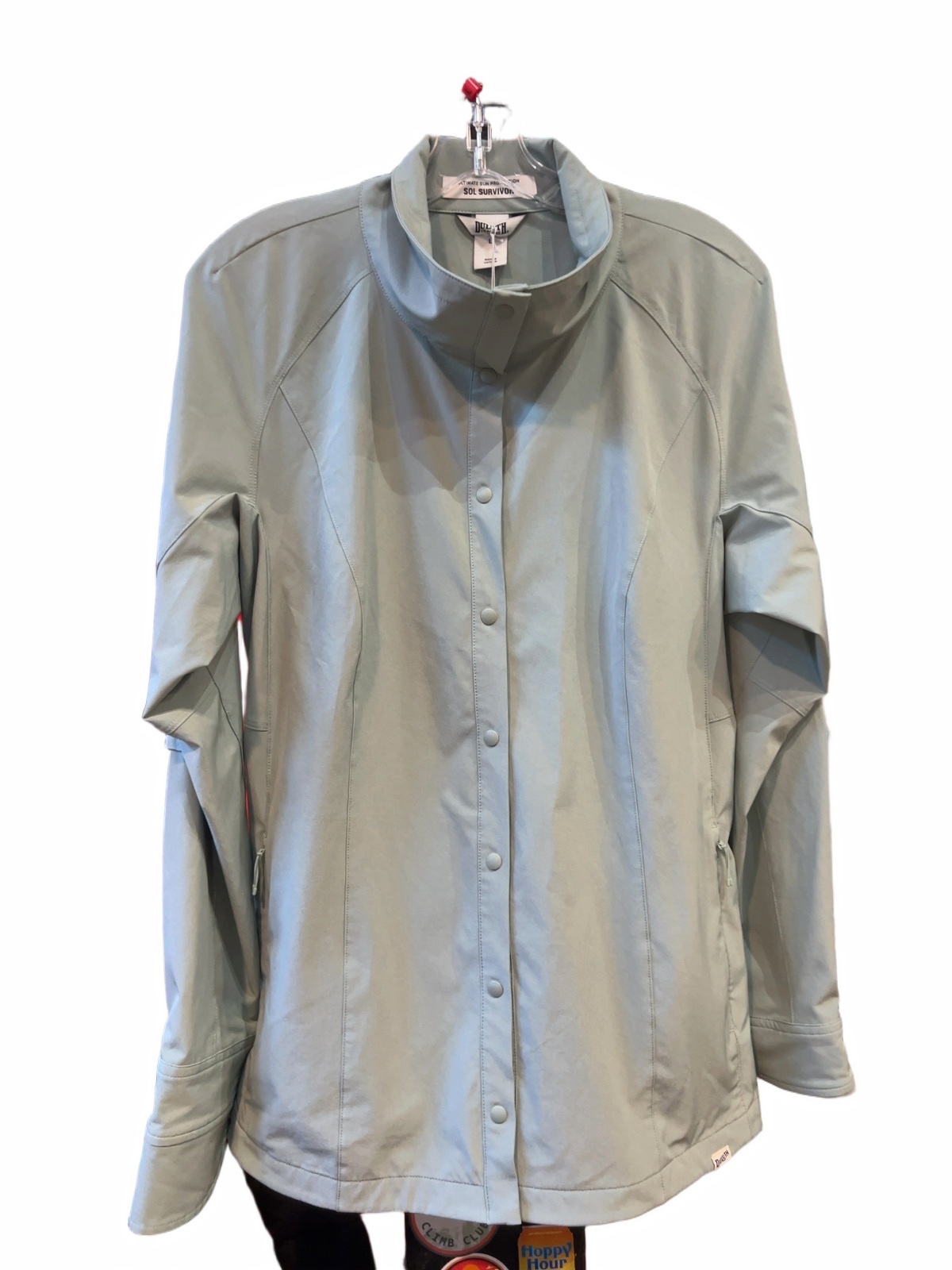 Duluth Trading Co Sol Survivor Shirt Jacket Green Women's L