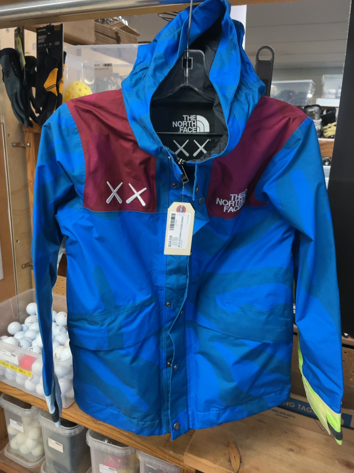 The North Face x KAWS Boy's Size L (14/16) DryVent Rain Jacket