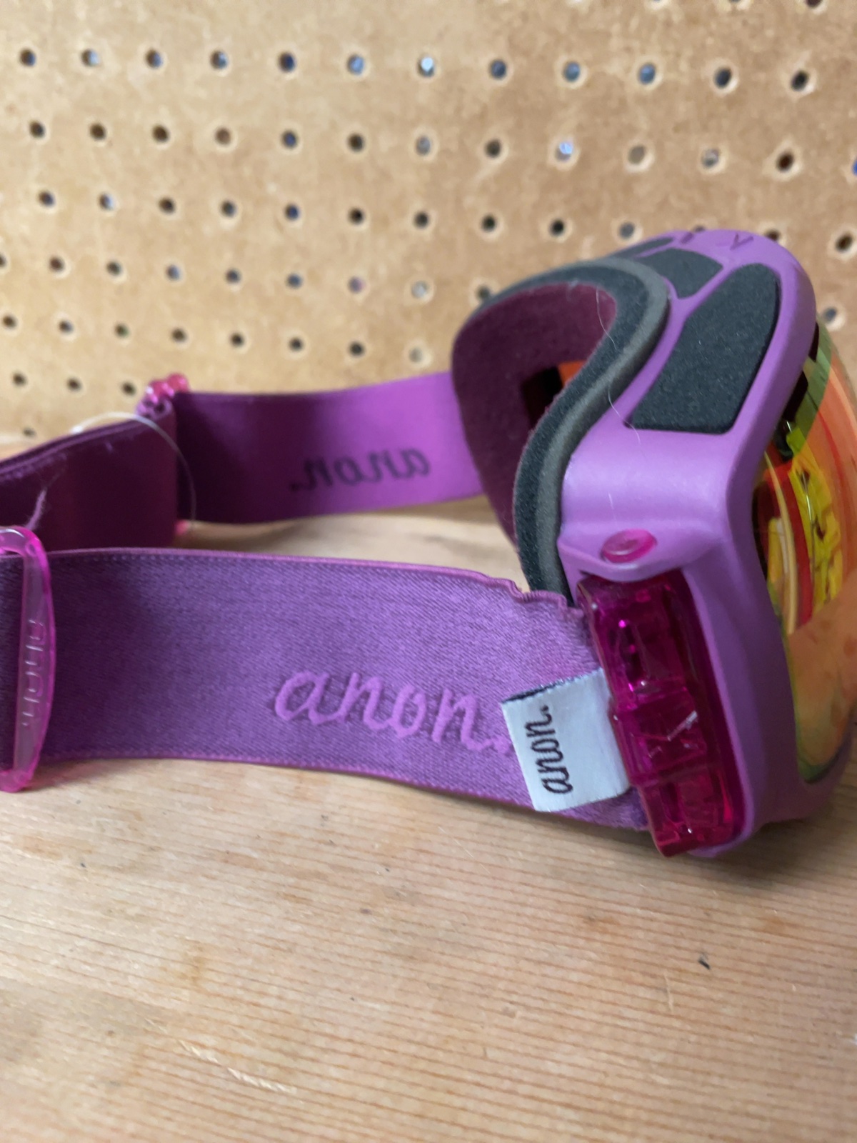 Anon One Size Purple Ski Goggles