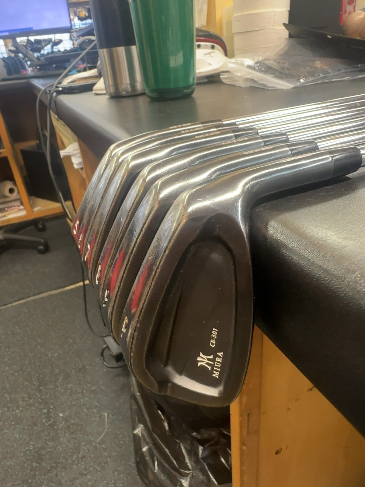 Miura CB-301 Forged Iron Set 5-PW with KBS Tour Steel Shafts