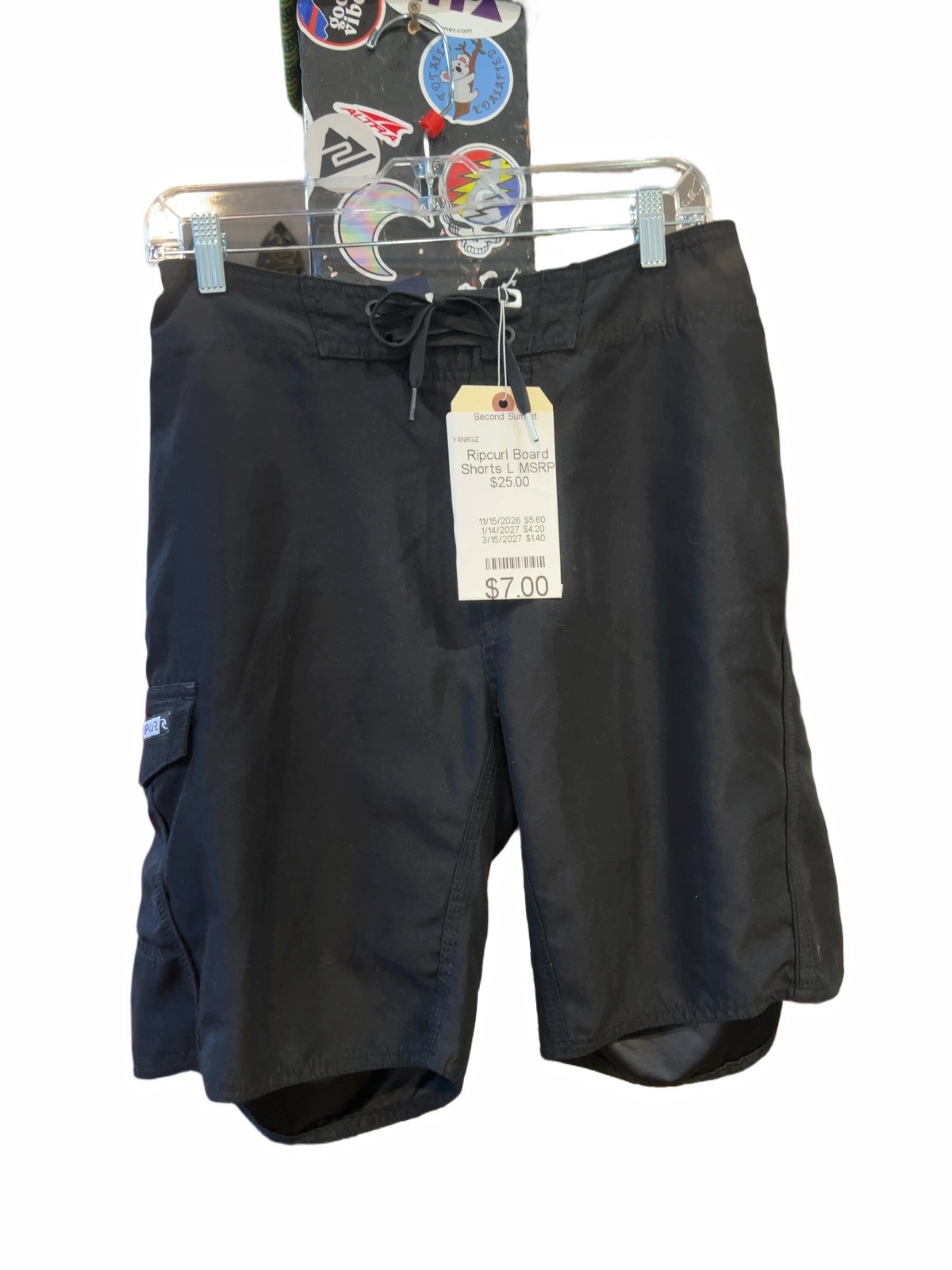 Rip Curl Board Shorts Black Good L - image 1