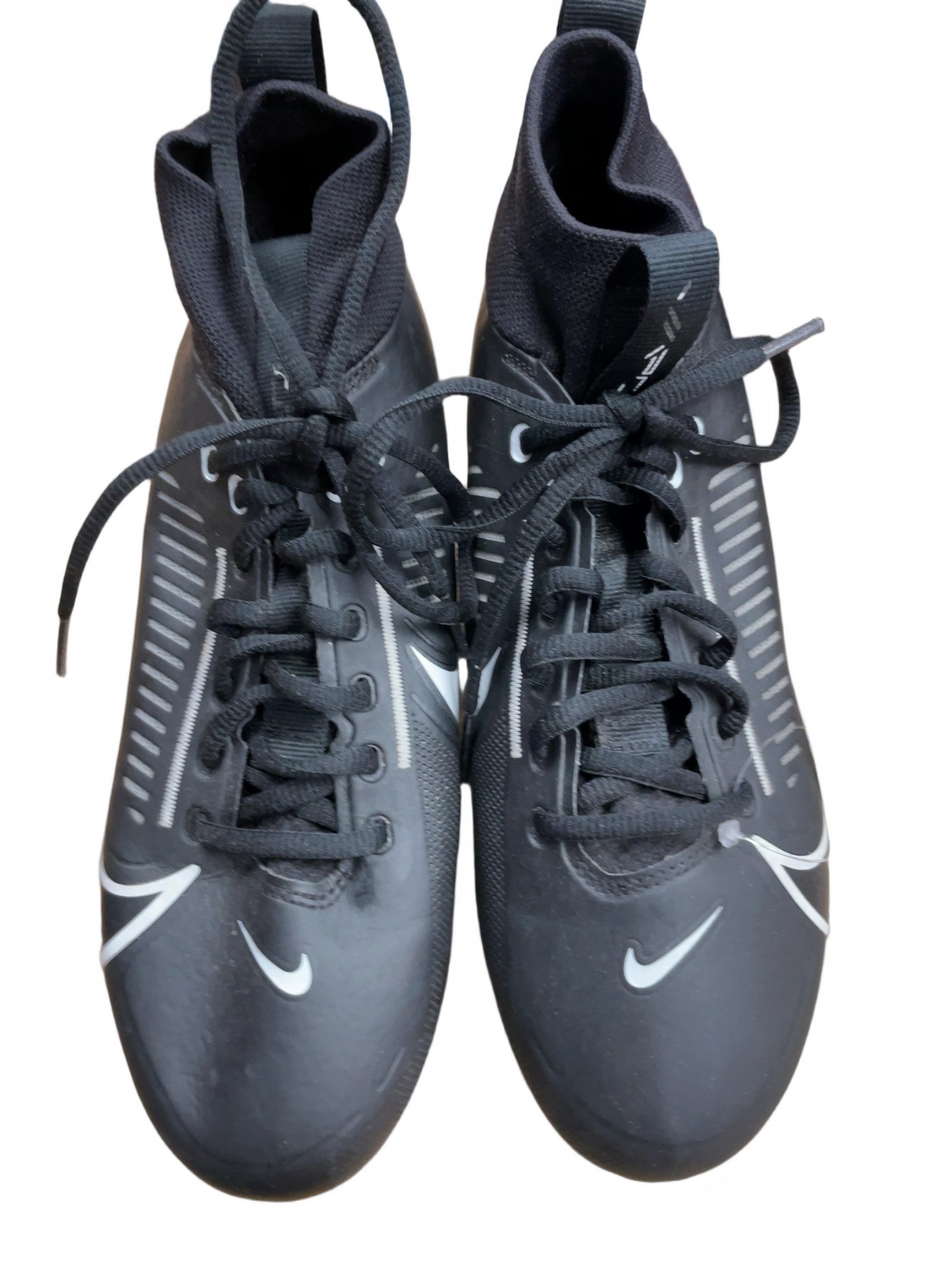 Nike Vapor Edge Pro 360 Size 7 Football Cleats Black/White