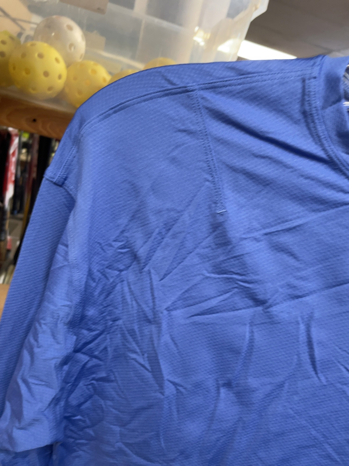 lululemon Size 4 Cropped Long Sleeve Shirt Blue