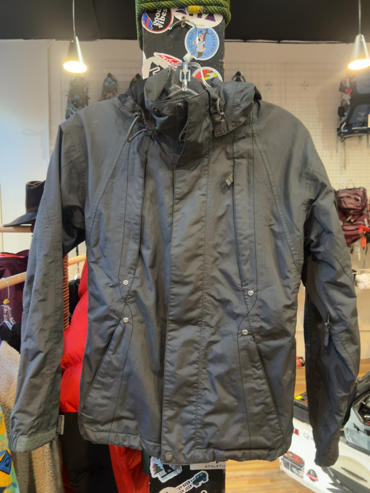 Burton Dryride Snow Jacket Women's XS Charcoal Gray