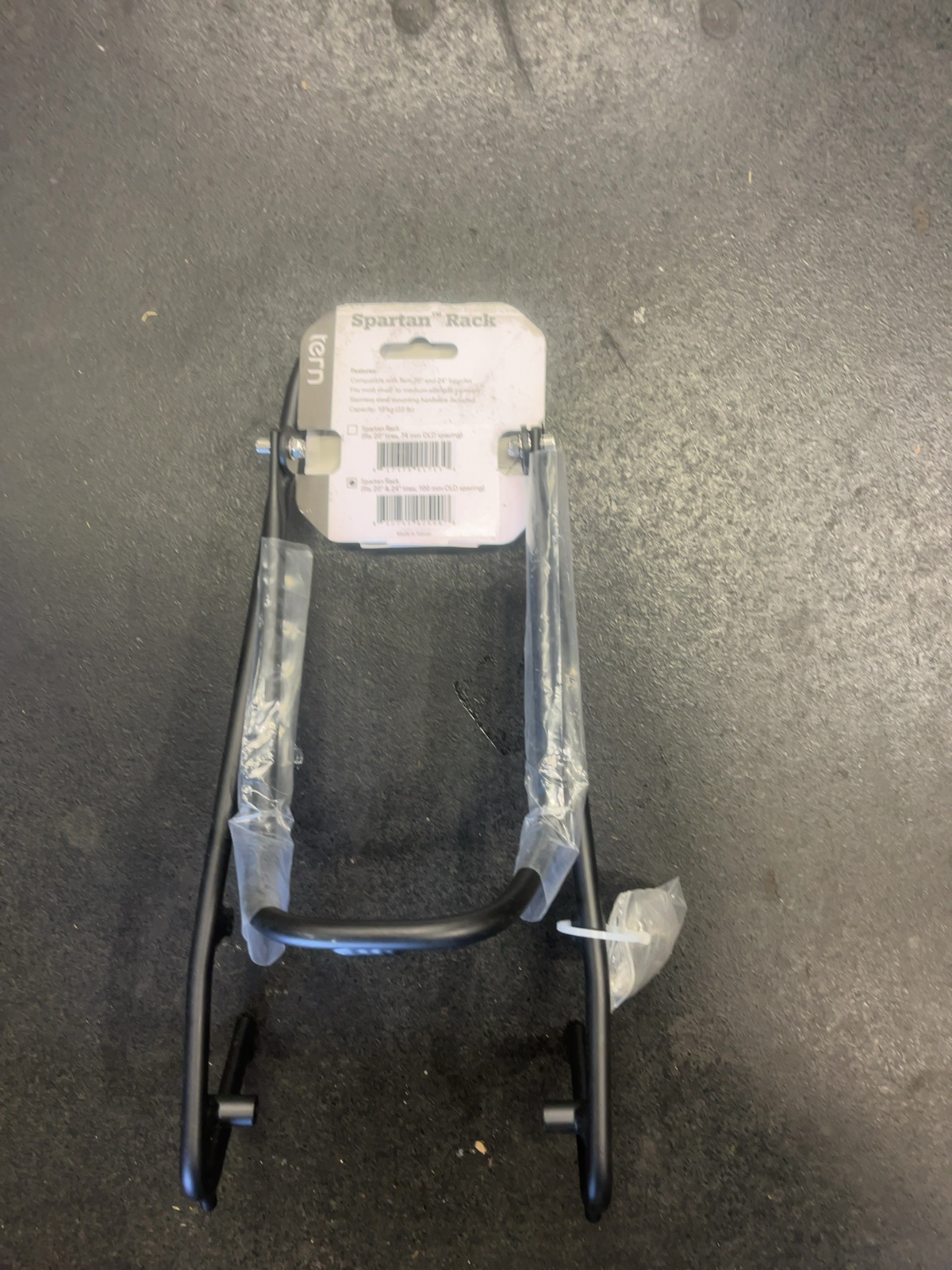 Tern Spartan Rack Front Bicycle Pannier Rack Black New