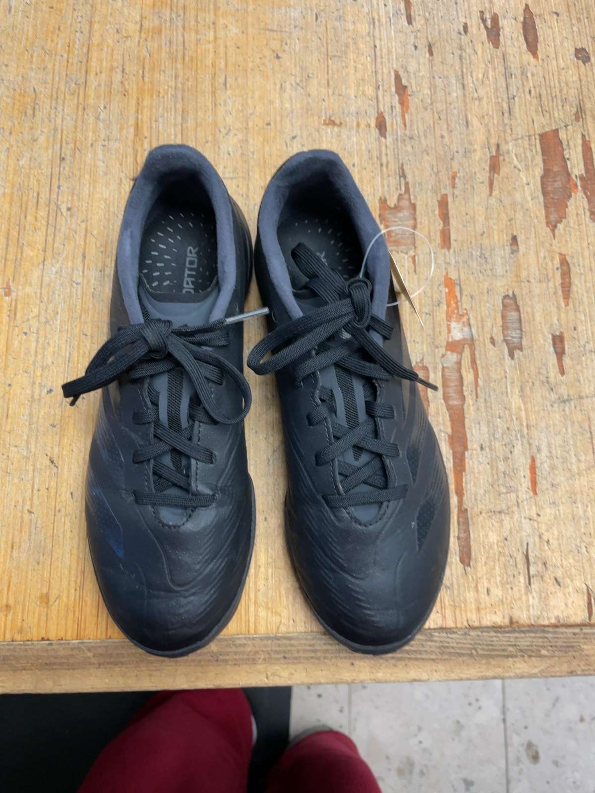 adidas Predator Turf Soccer Cleats Size 5.5 Black