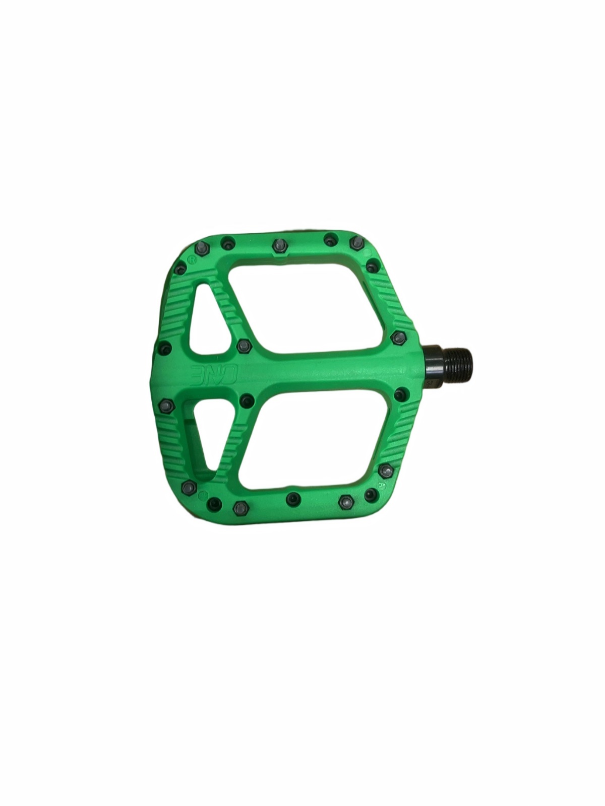 OneUp Components Composite Flat Pedals Green Like New