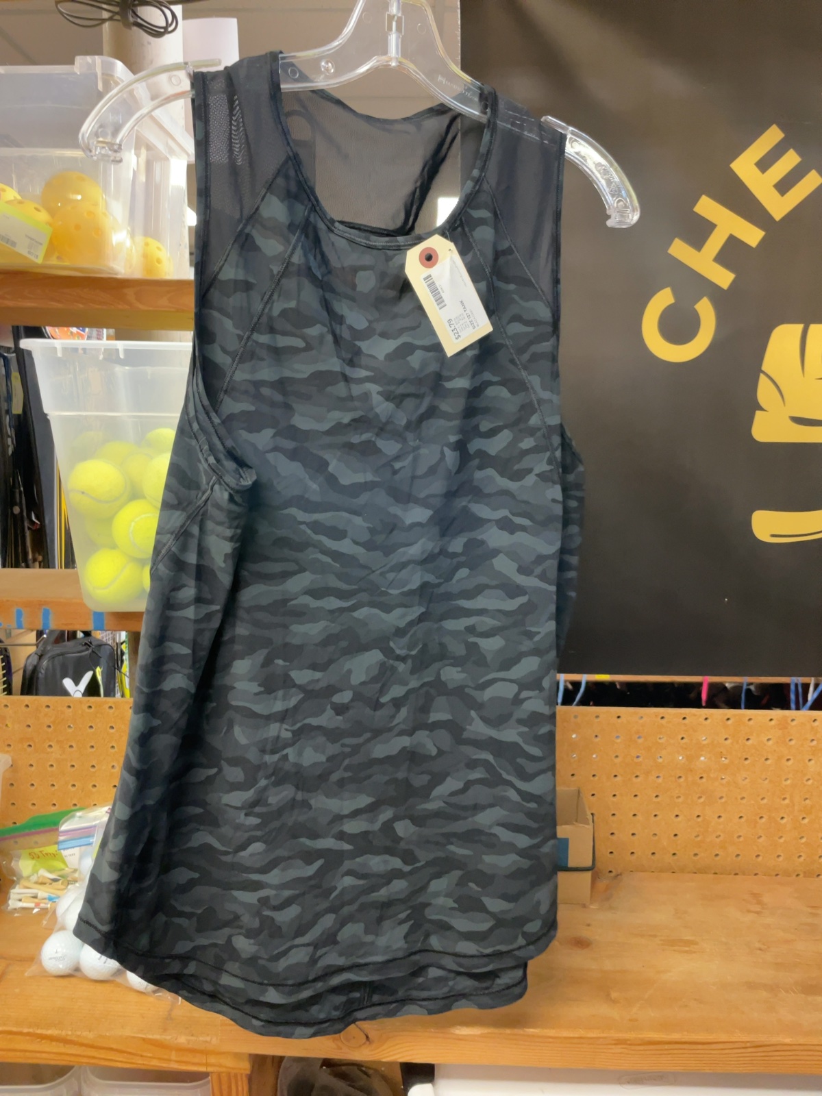 Lululemon Camo Mesh Racerback Tank Top Size 12