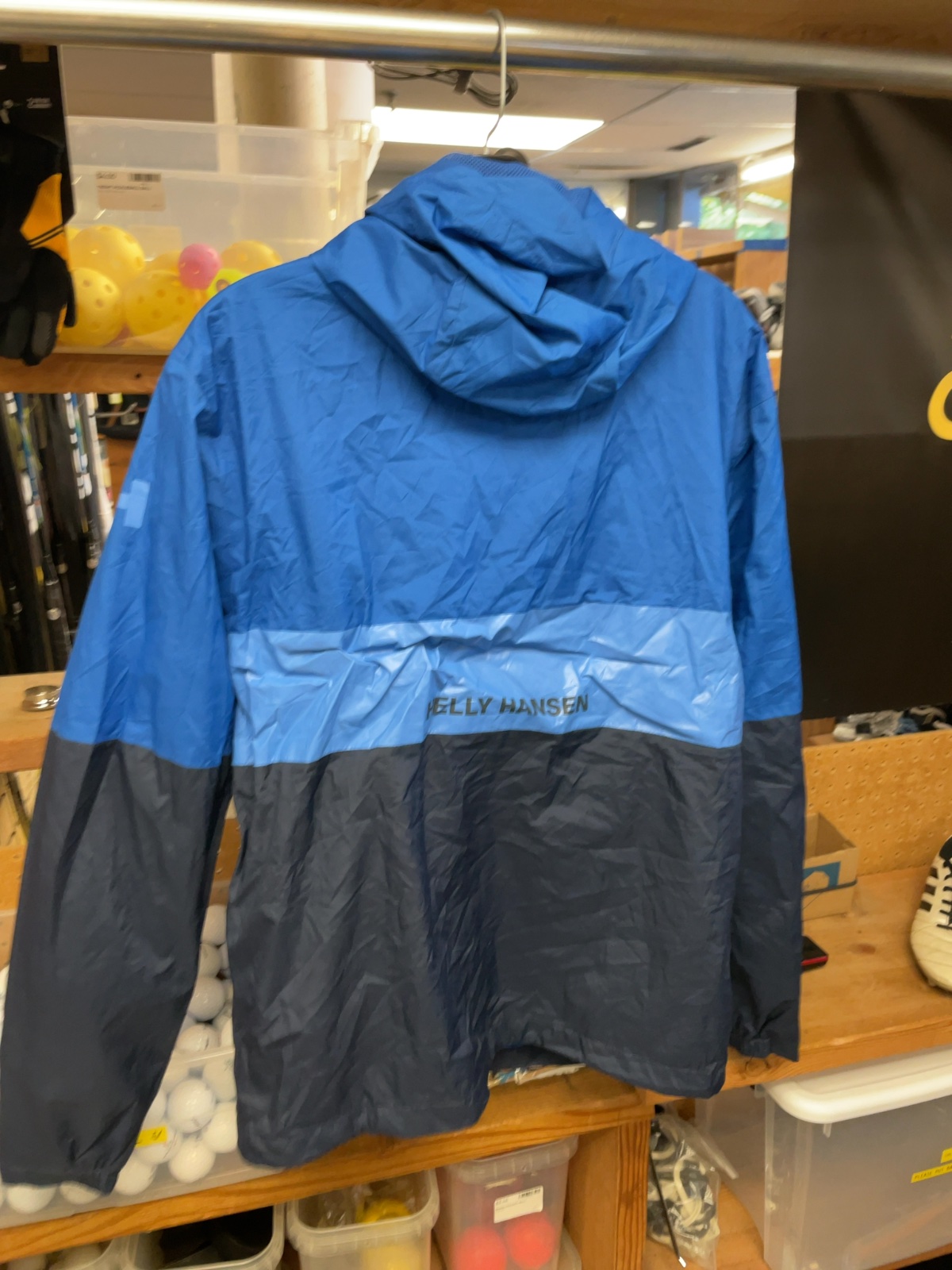 Helly Hansen Size S/P Rain Jacket Blue