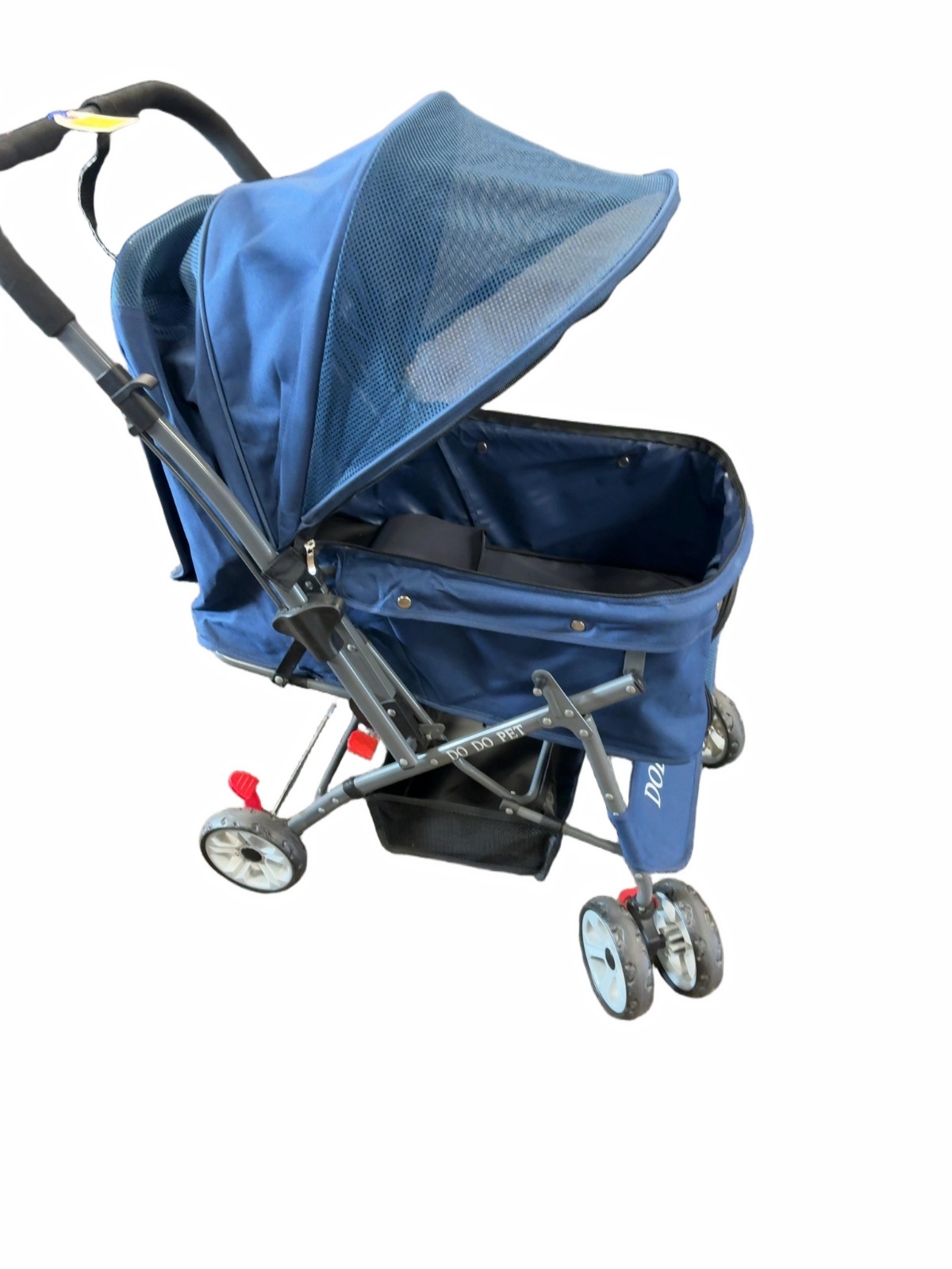 DodoPet Folding Pet Stroller Navy Good