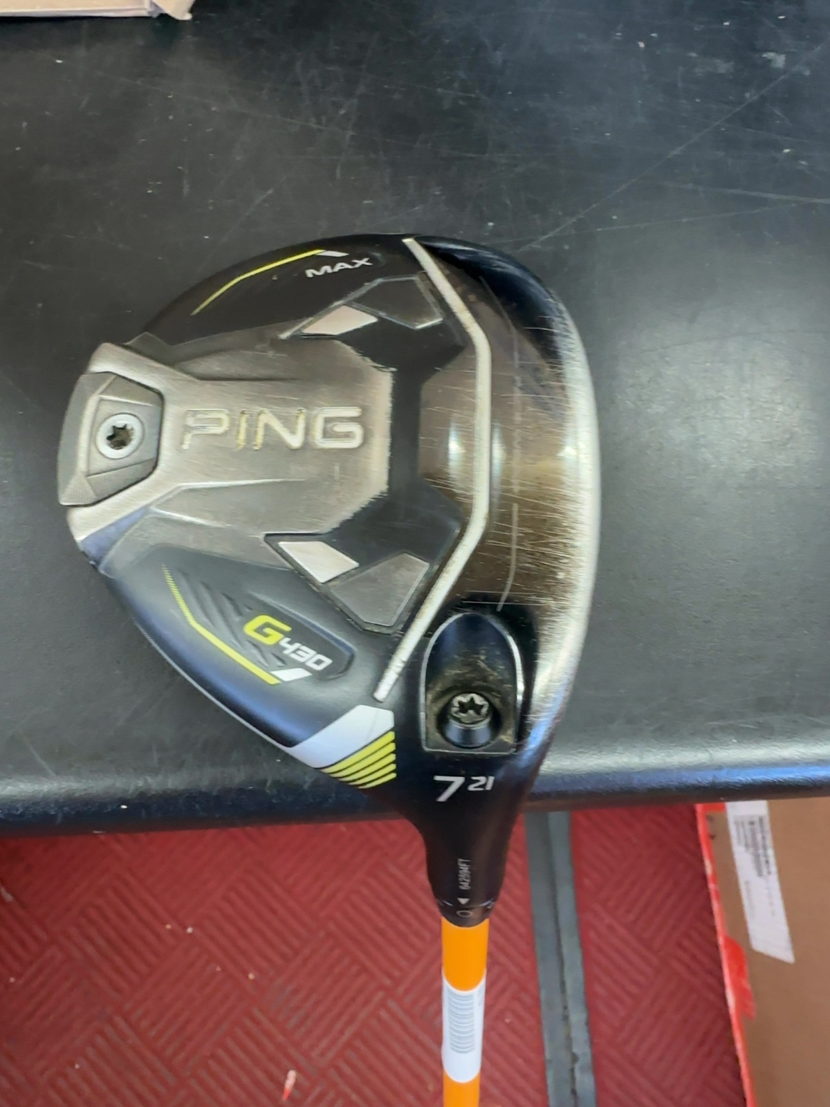 PING G430 MAX 7-Wood 21° Fairway Wood w/ UST Mamiya 7S Shaft