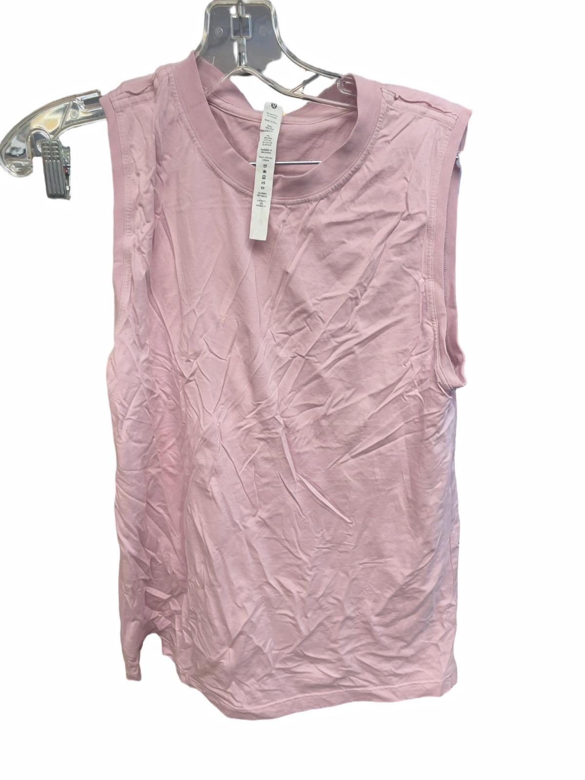 lululemon Size 6 Pink Sleeveless Tunic Top