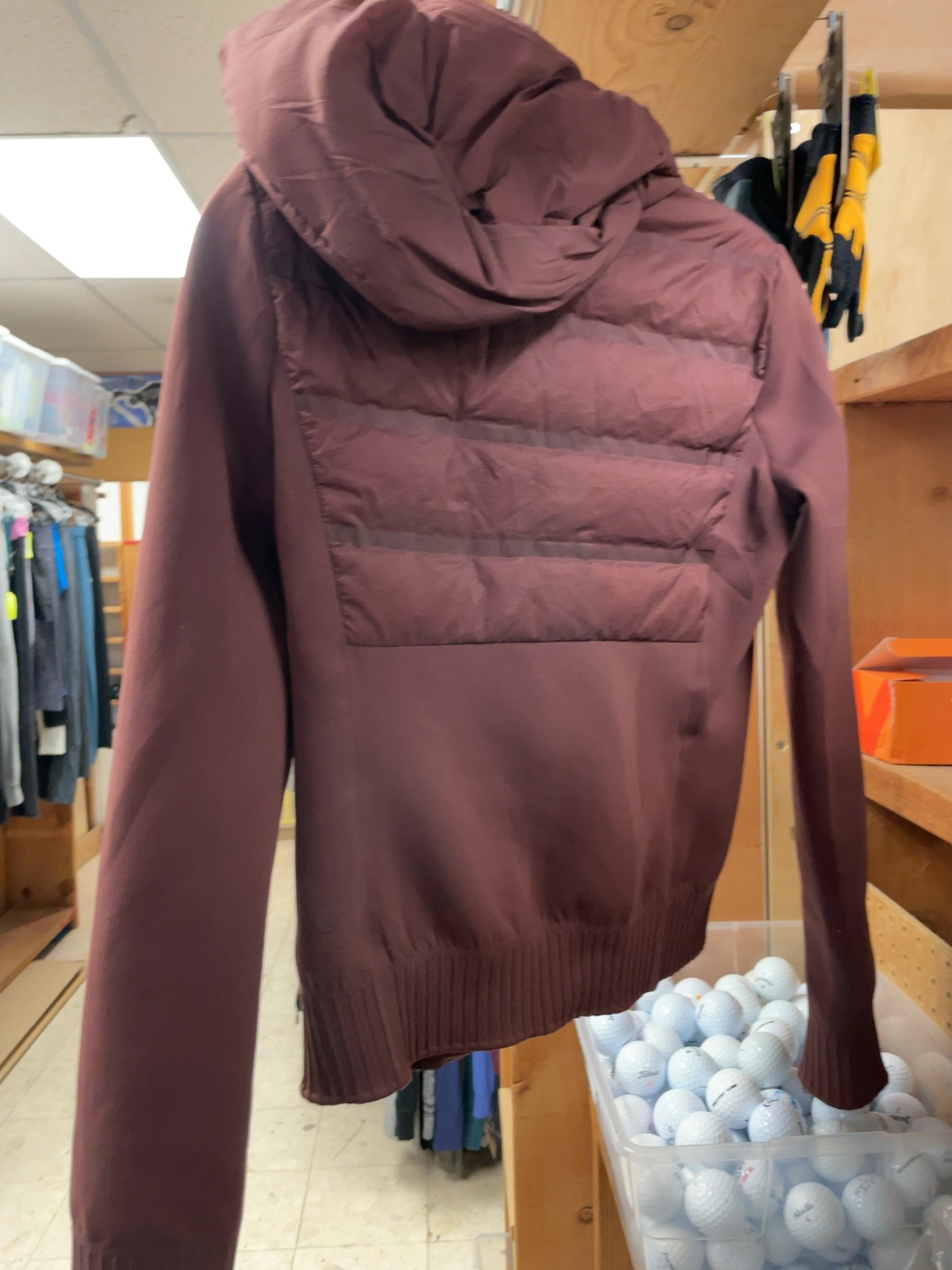 lululemon Size 4 Hooded Hybrid Down Puffer Jacket