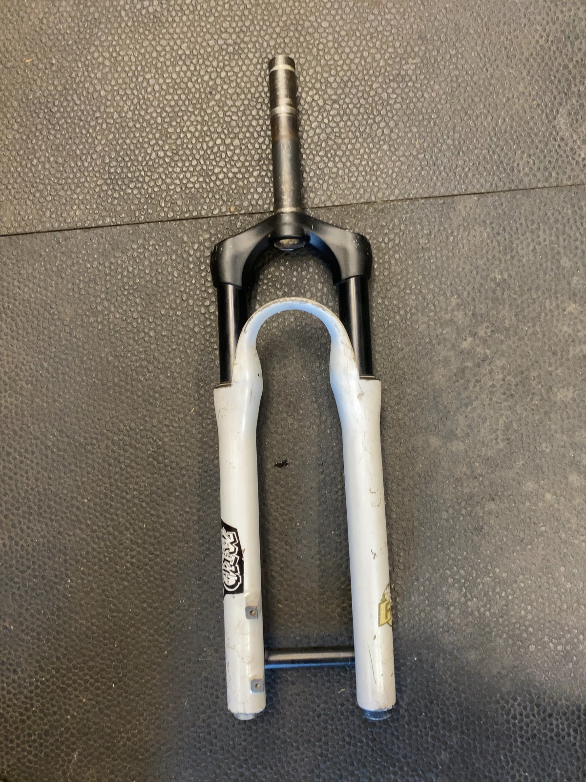 Manitou dirt jump Mountain Bike Fork White/Black Used
