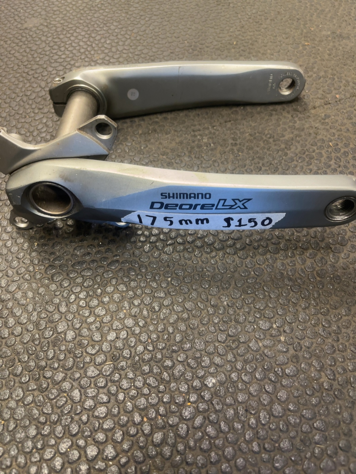 Shimano Deore LX FC-M580 Crankset 175mm Silver Good