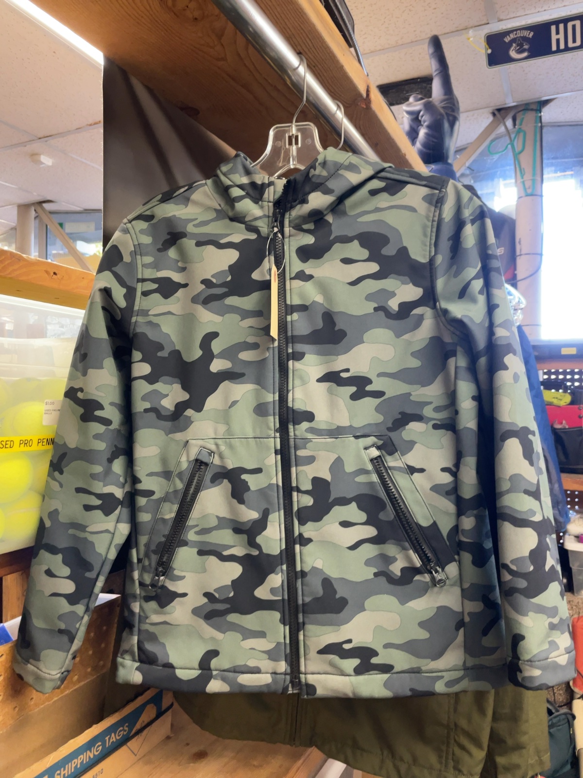 Gap Kids Size XL Camo Hooded Softshell Jacket