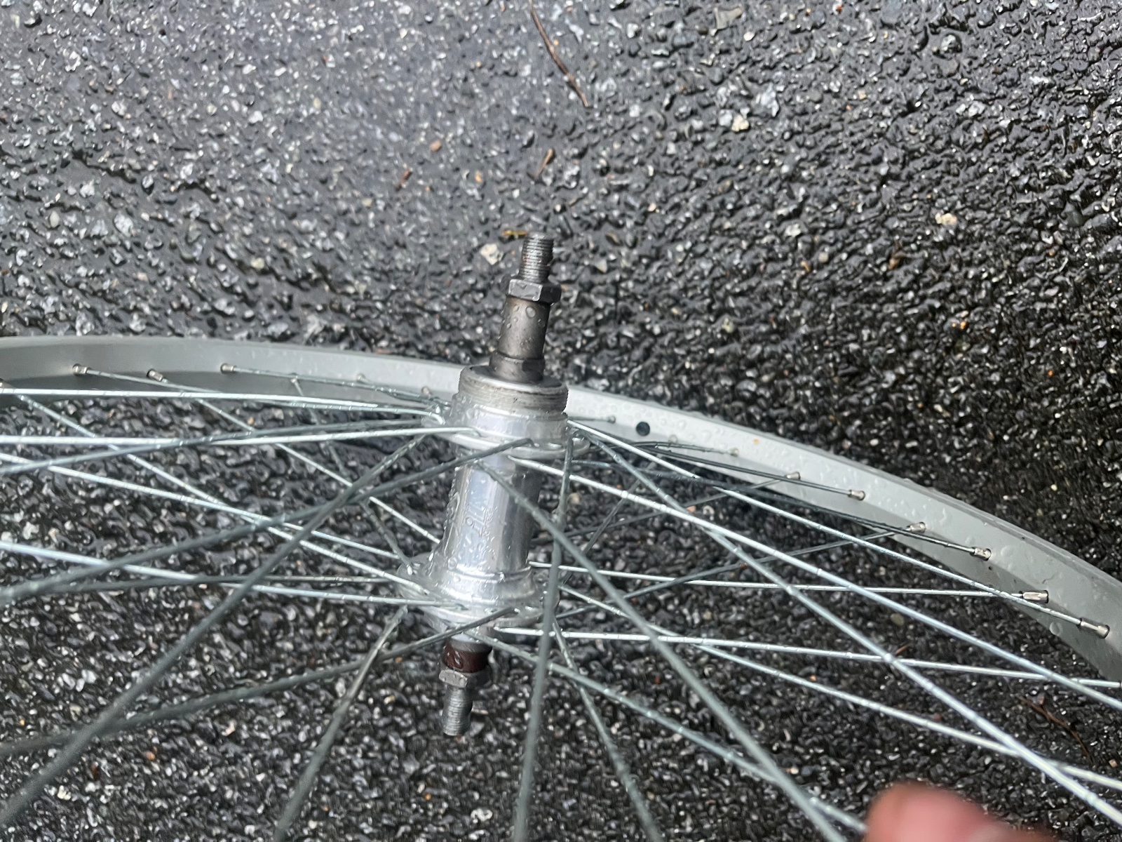 Alex X-Rims 20" Front Bicycle Wheel Silver Good 20x110 TA