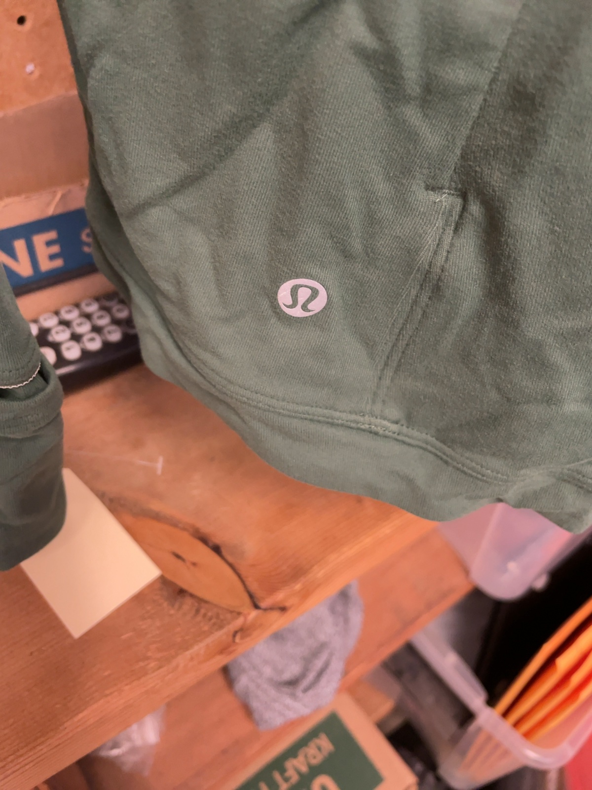 Lululemon Women's Long Sleeve Top Size 12 Green