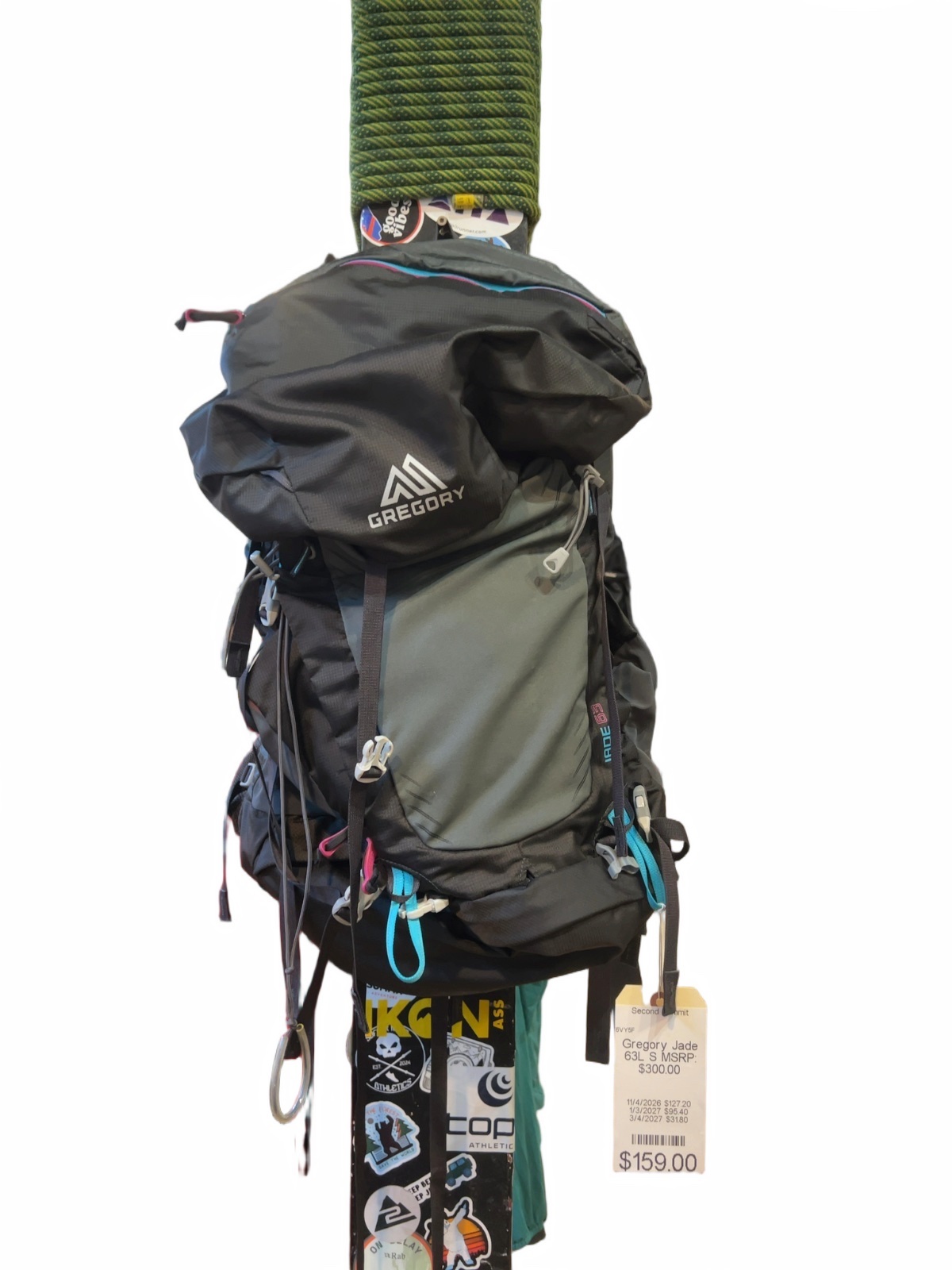 Gregory Jade 63 Backpack Grey S Good