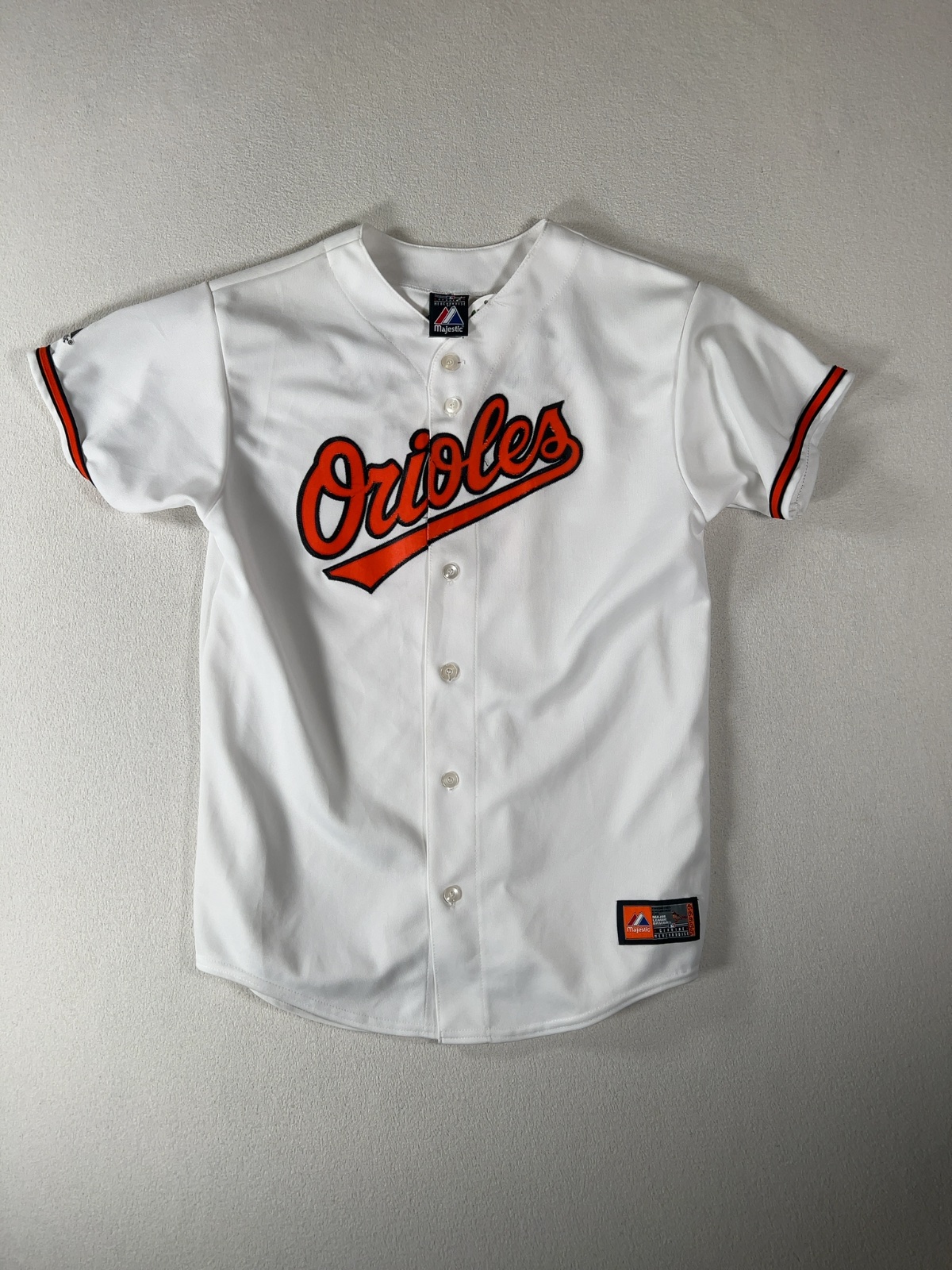 Majestic Baltimore Orioles Markakis 21 Baseball Jersey White Good XL - image 1