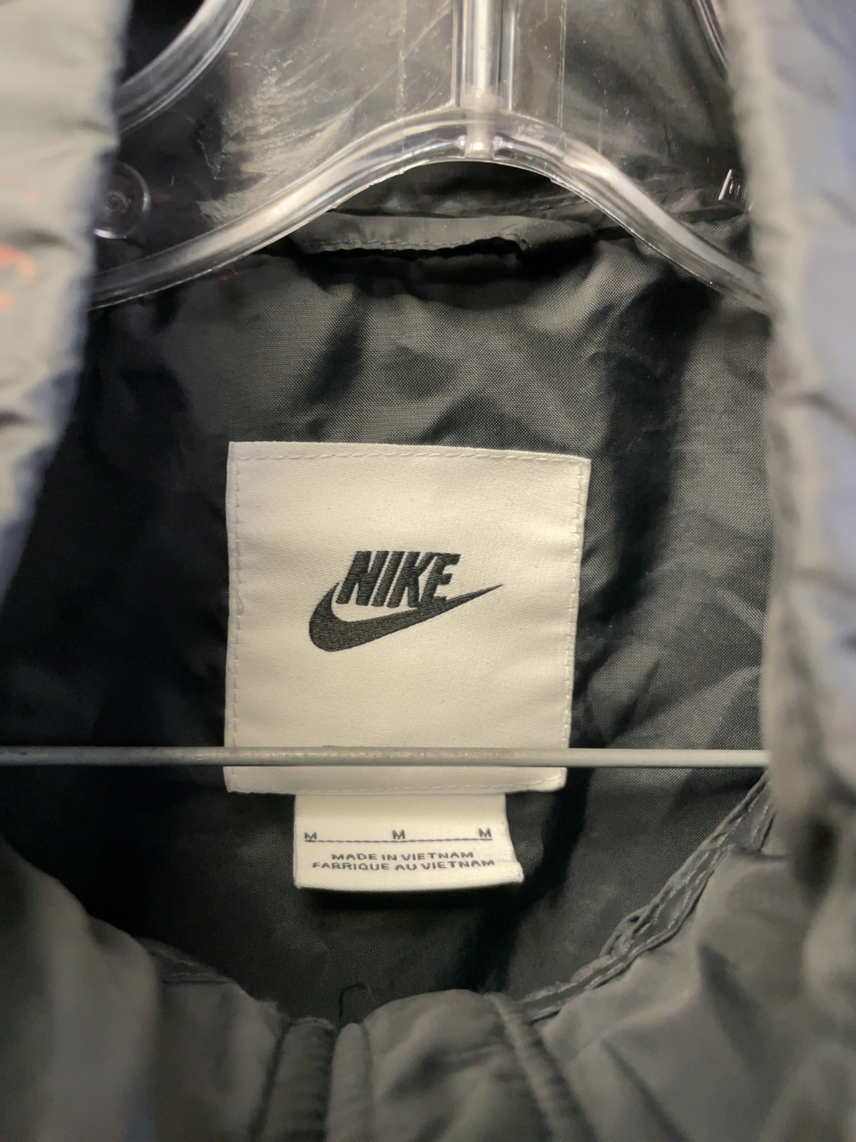 Nike Size M Lightweight Quilted Jacket